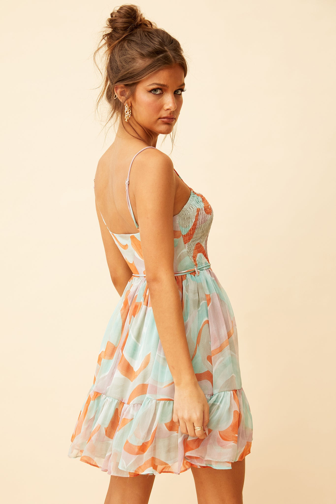 Spring Dance Dress - Orange | Sage and Paige AUS.