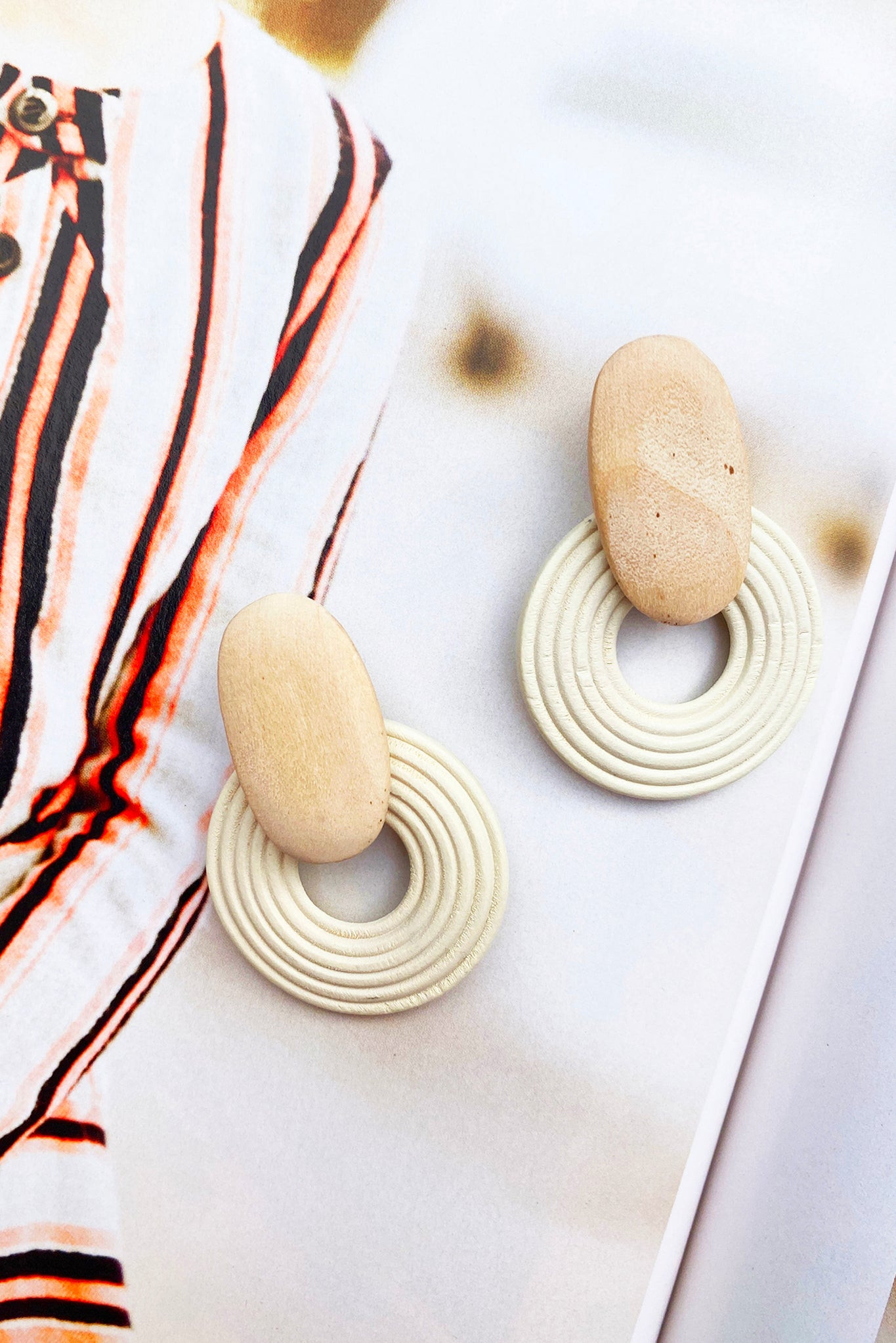 Hera Earrings - Ivory | Sage and Paige AUS.