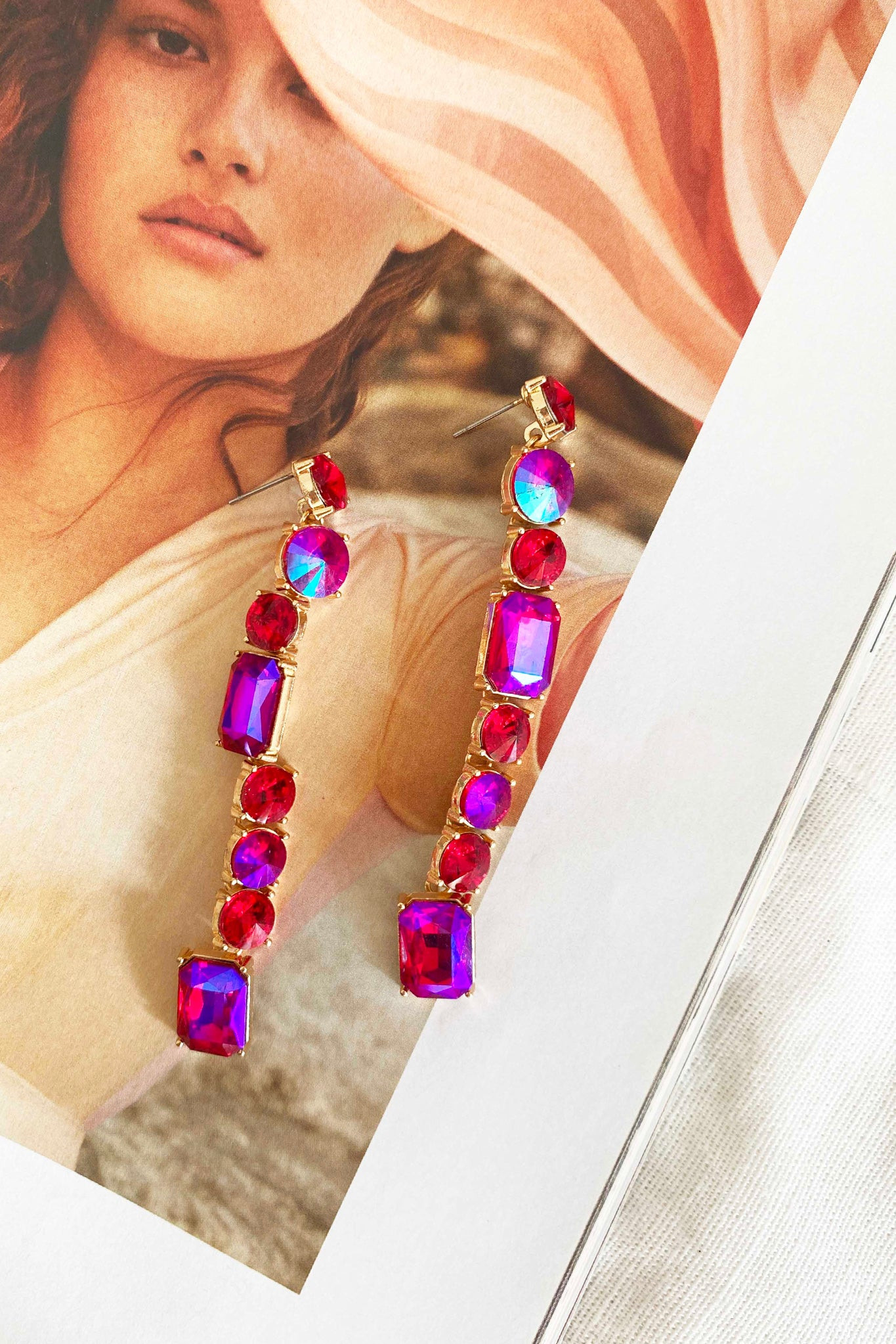 Starlight Earrings - Hot Pink | Sage and Paige AUS.