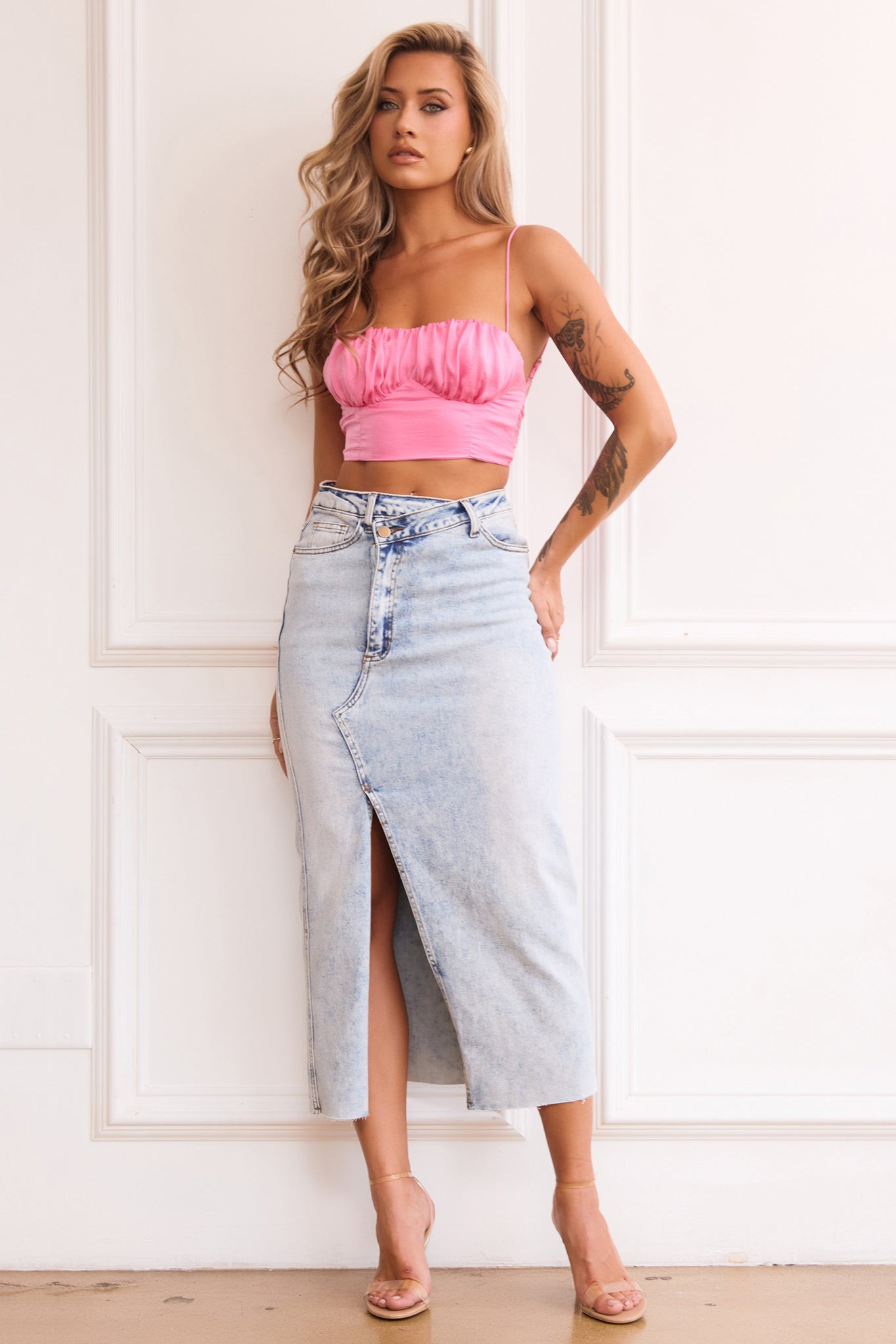 Walk On Fire Top - Pink | Sage and Paige AUS.
