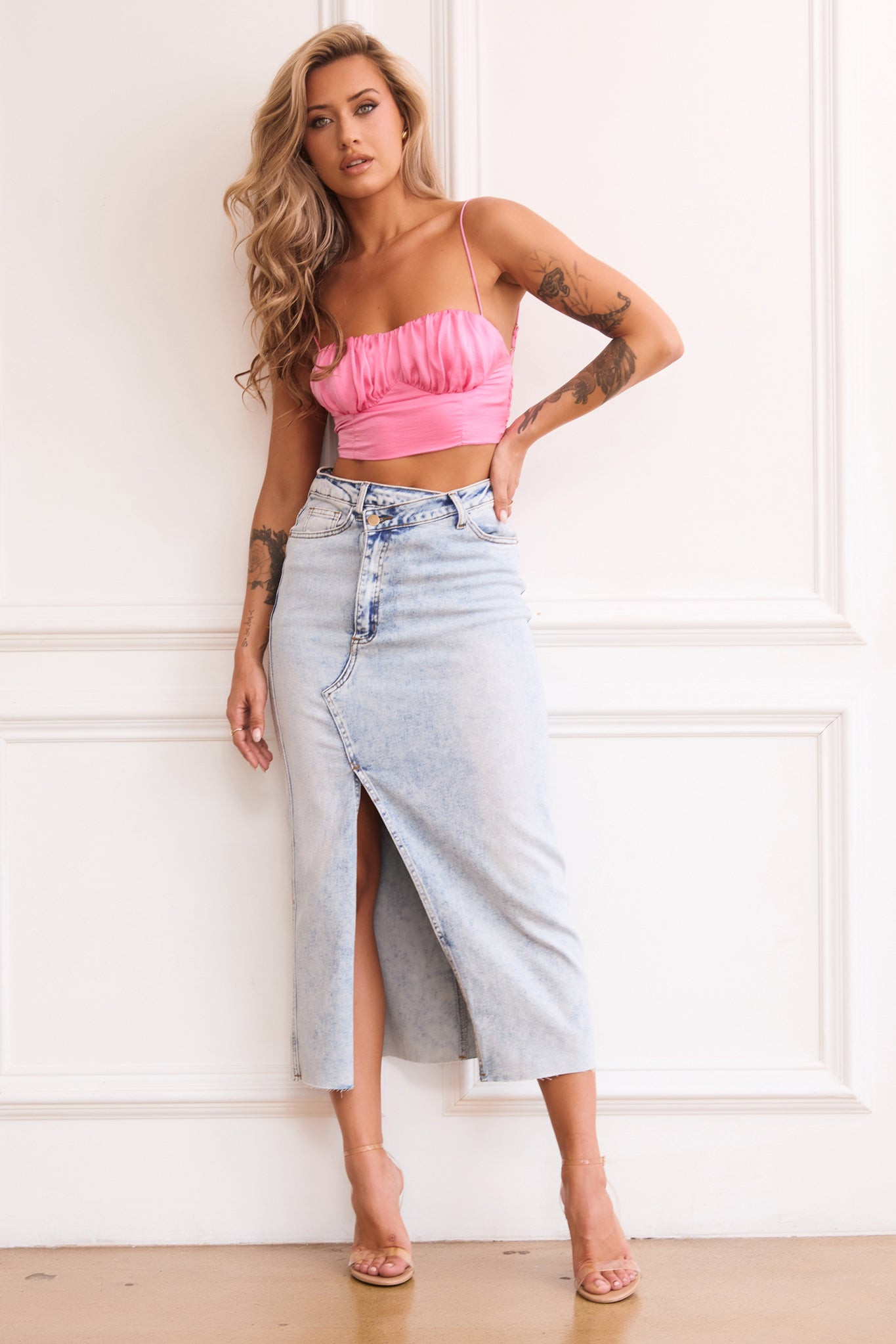 Walk On Fire Top - Pink | Sage and Paige AUS.