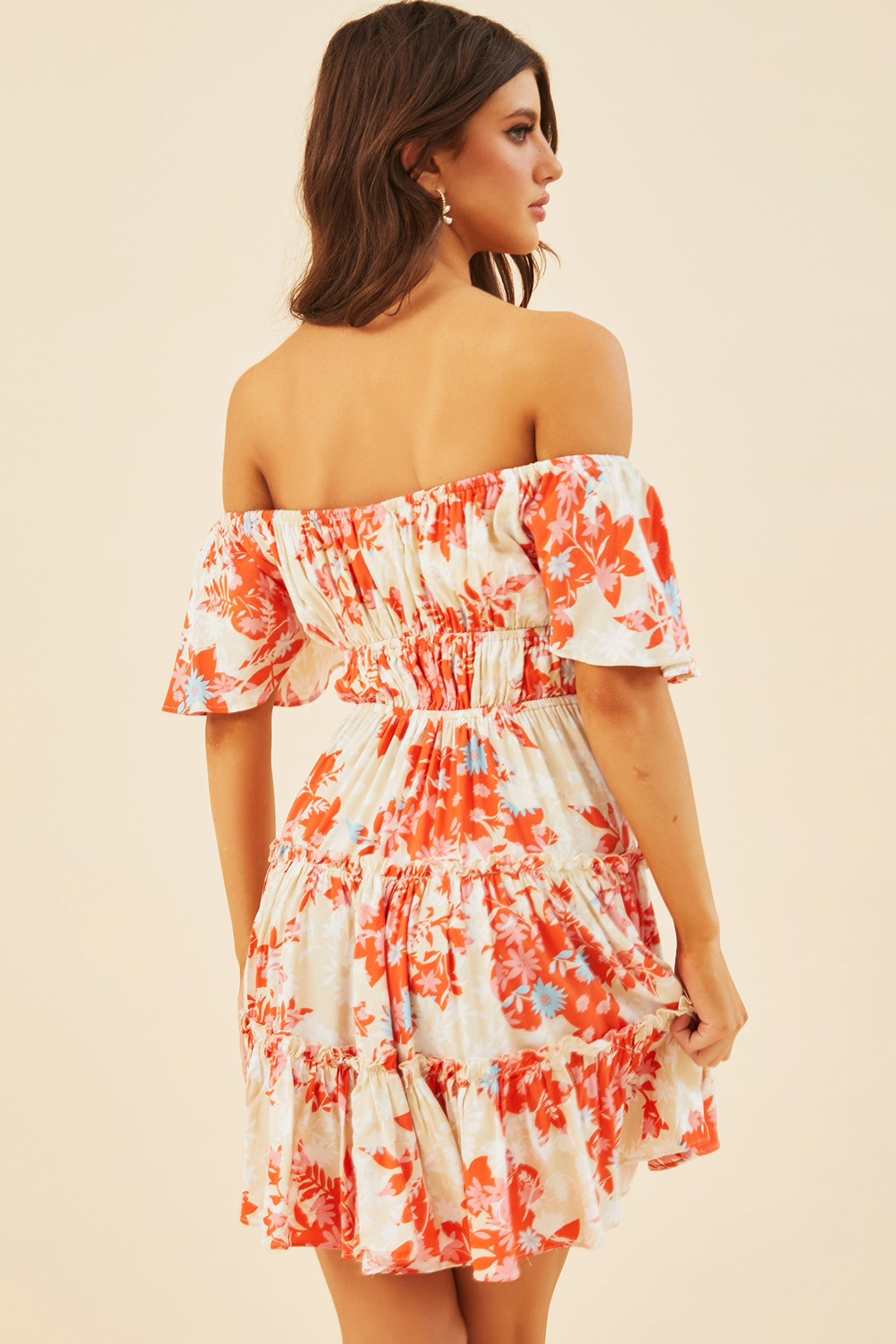Runaway Baby Mini Dress - Orange | Sage and Paige AUS.