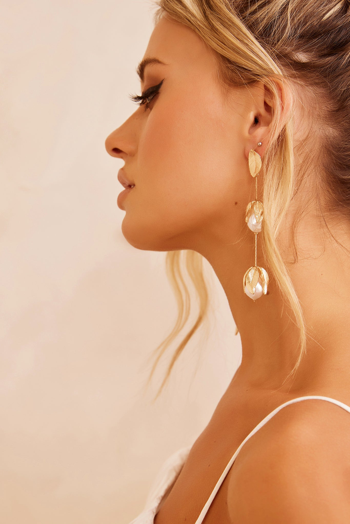 Dream Of Me Earrings - White Gold | Sage and Paige AUS.
