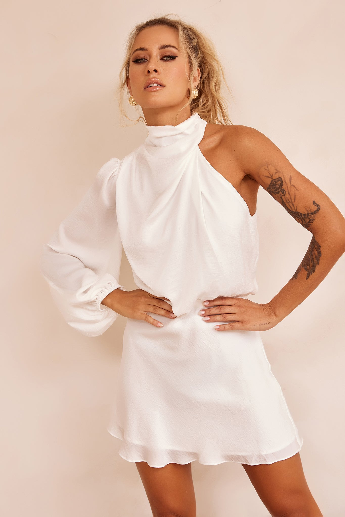 Differences Mini Dress - White | Sage and Paige AUS.