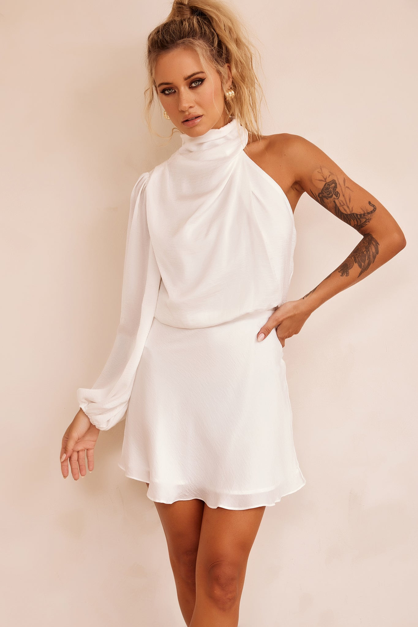 Differences Mini Dress - White | Sage and Paige AUS.