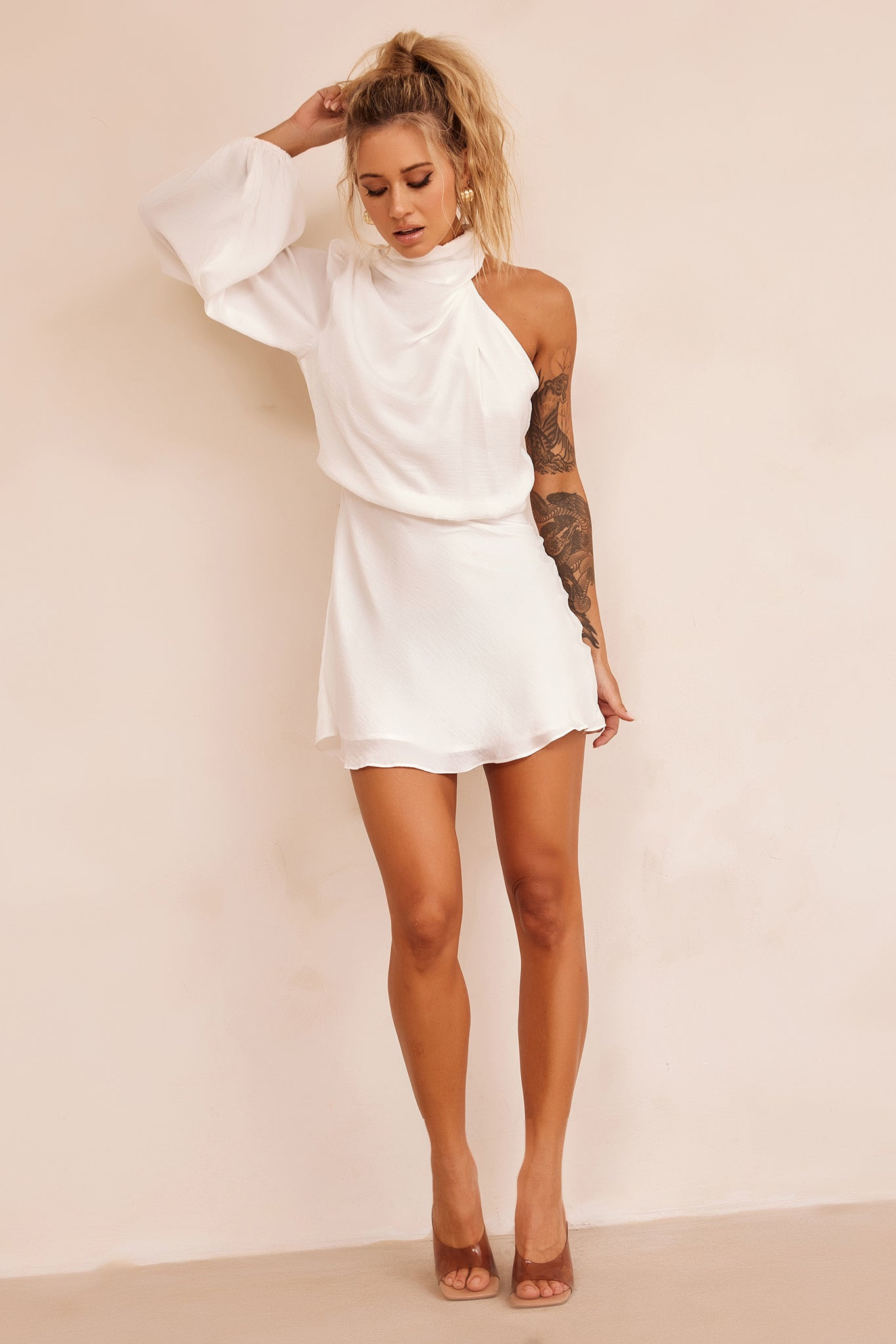 Differences Mini Dress - White | Sage and Paige AUS.