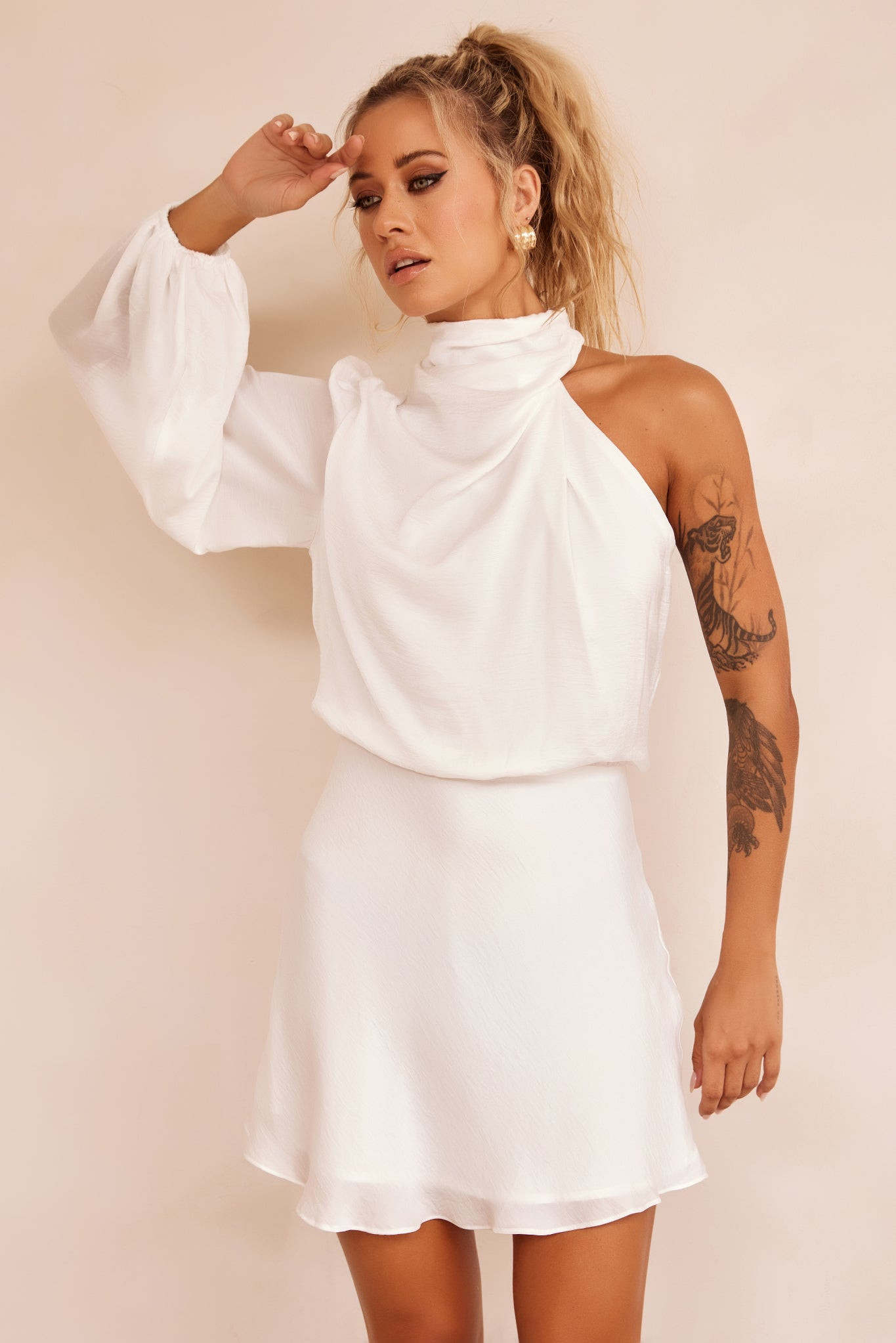 Differences Mini Dress - White | Sage and Paige AUS.