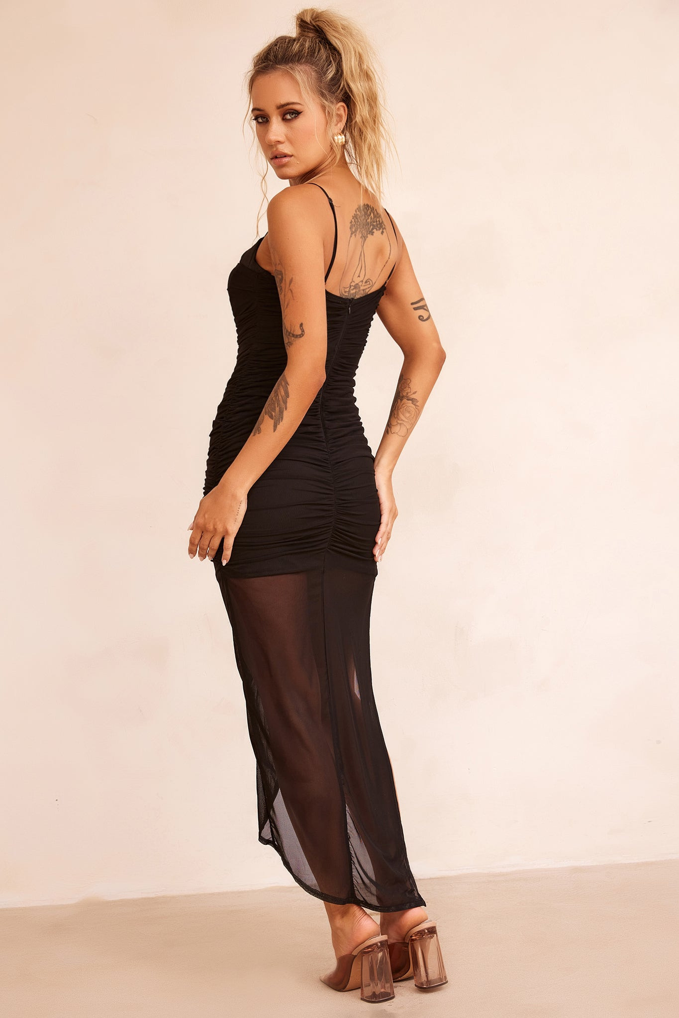 Find Myself Midi Dress - Black | Sage and Paige AUS.