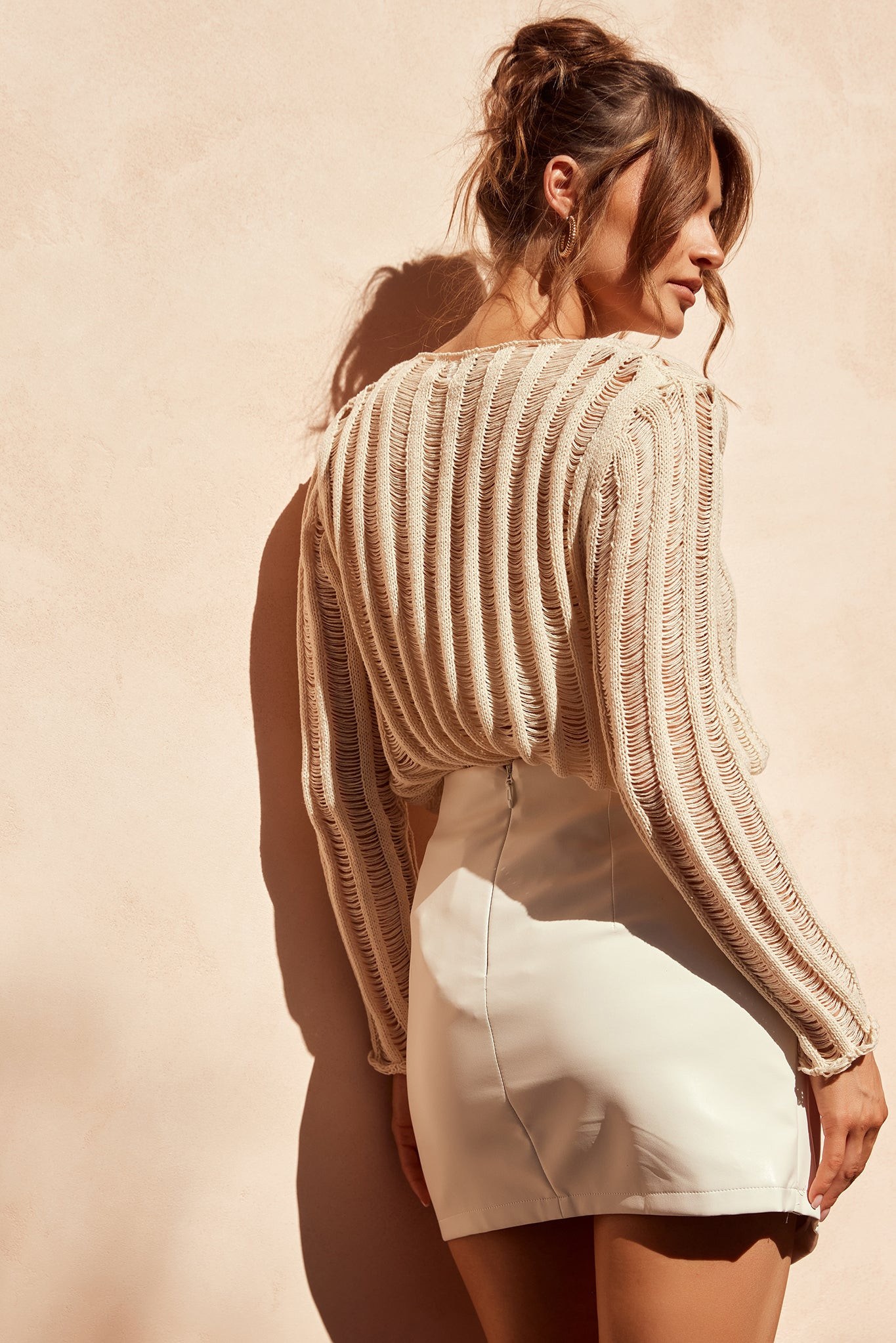 Dusk Streets Skirt - Cream | Sage and Paige AUS.