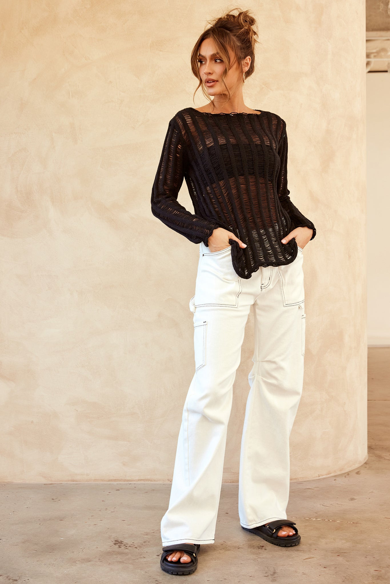 East End Top - Black | Sage and Paige AUS.