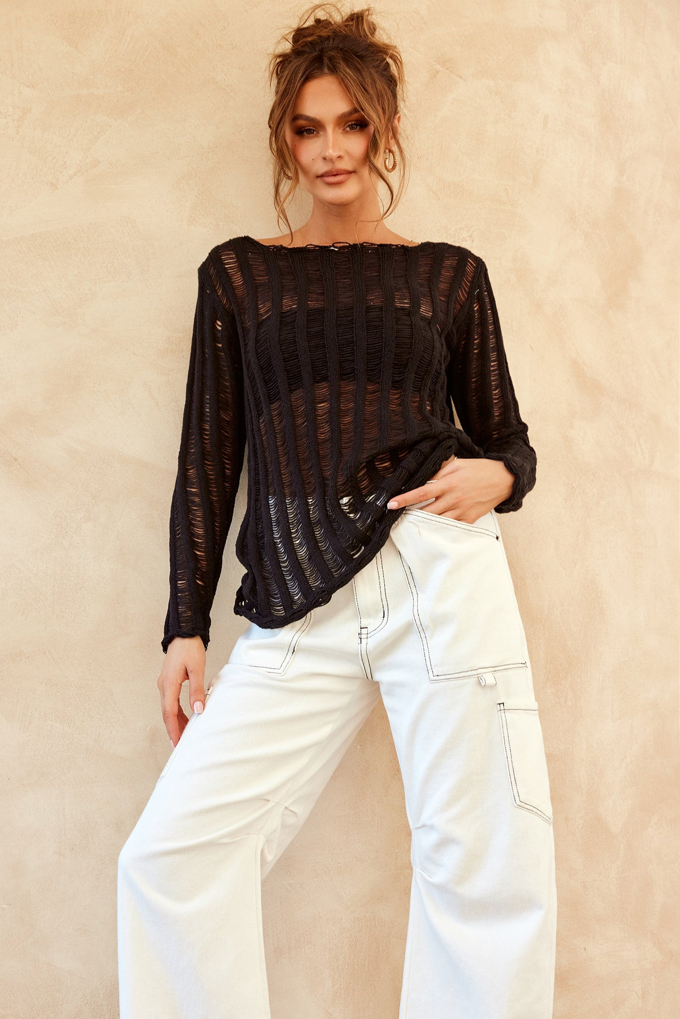 East End Top - Black | Sage and Paige AUS.