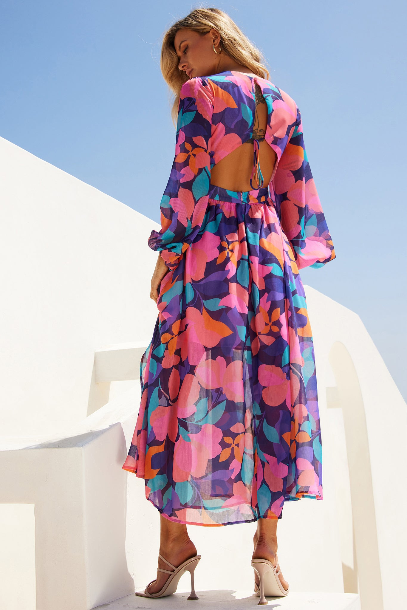 Shooting Stars Maxi Dress - Purple Multi | Sage and Paige AUS.