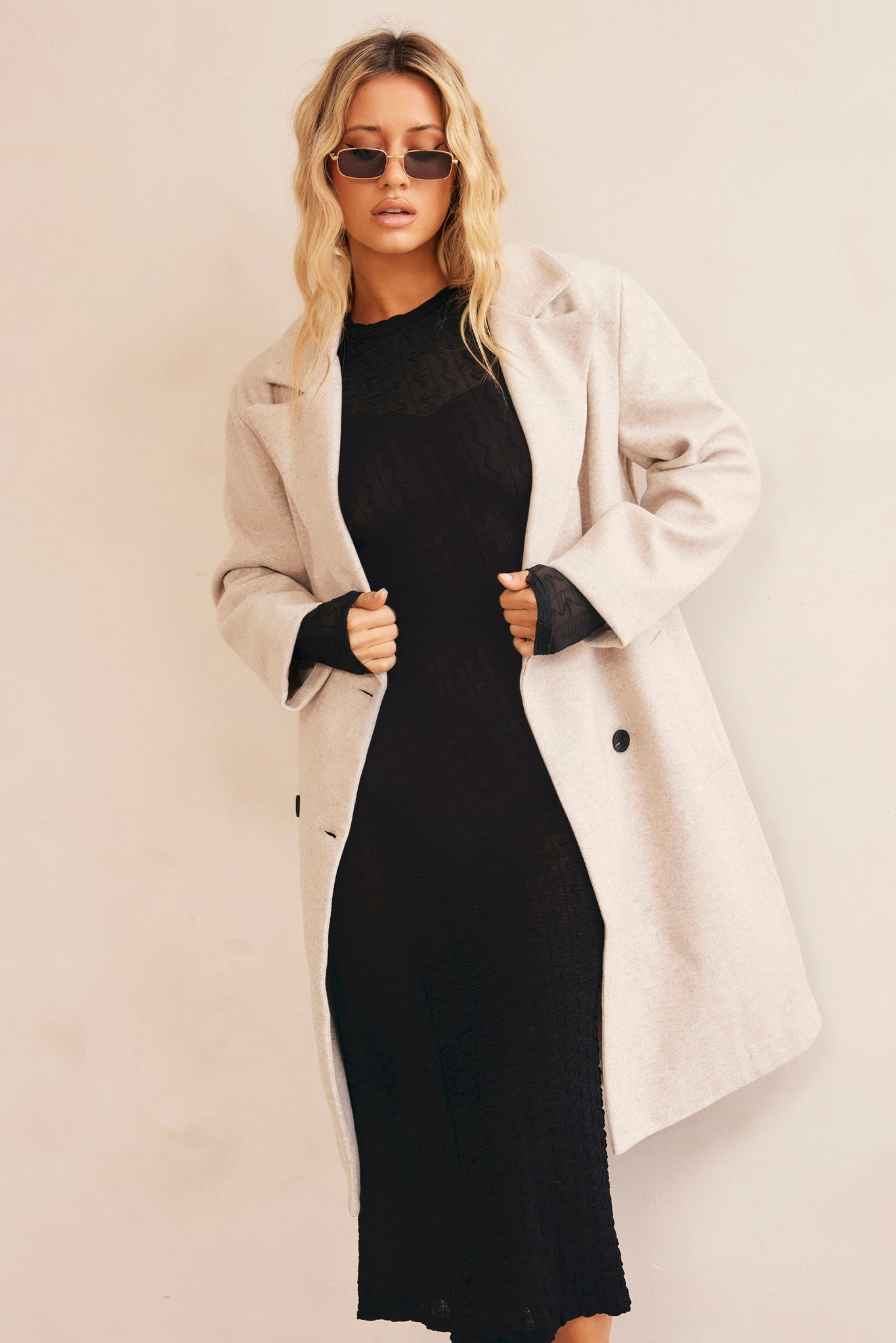 Beautiful Escape Coat - Beige | Sage and Paige AUS.