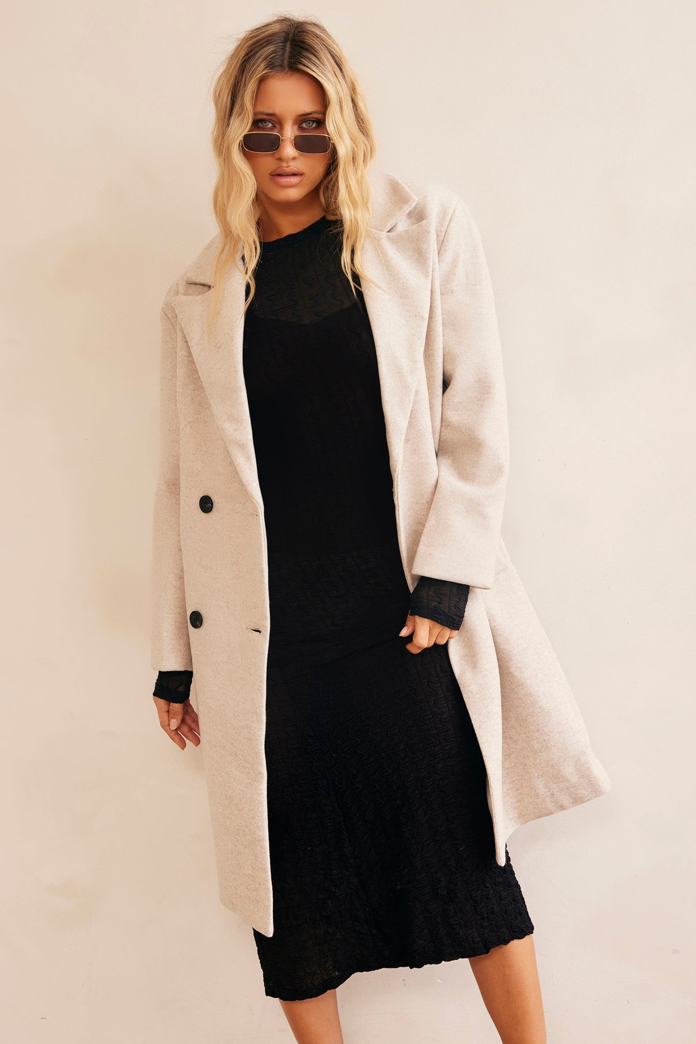 Beautiful Escape Coat - Beige | Sage and Paige AUS.