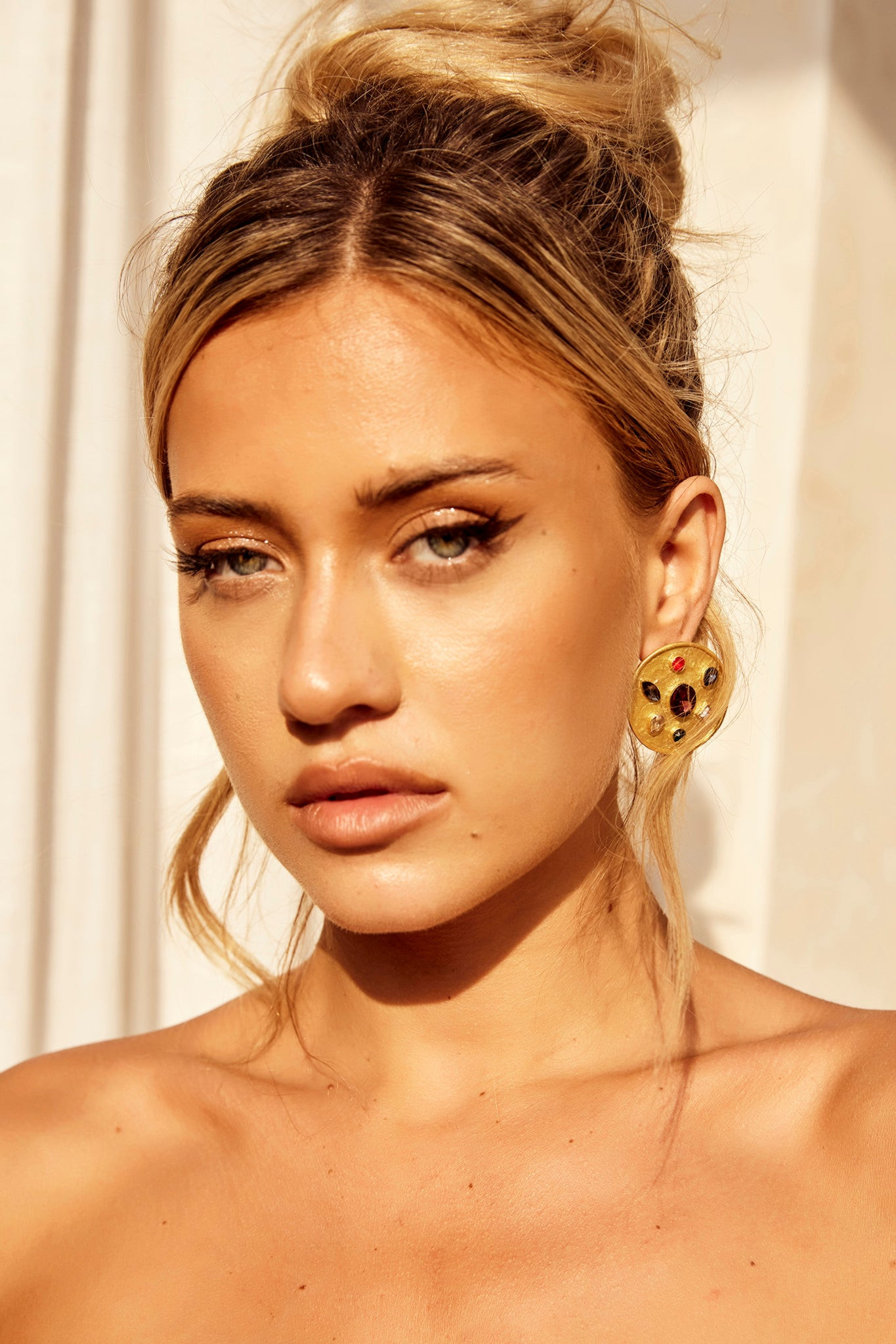 Martini Stud Earrings - Gold | Sage and Paige AUS.