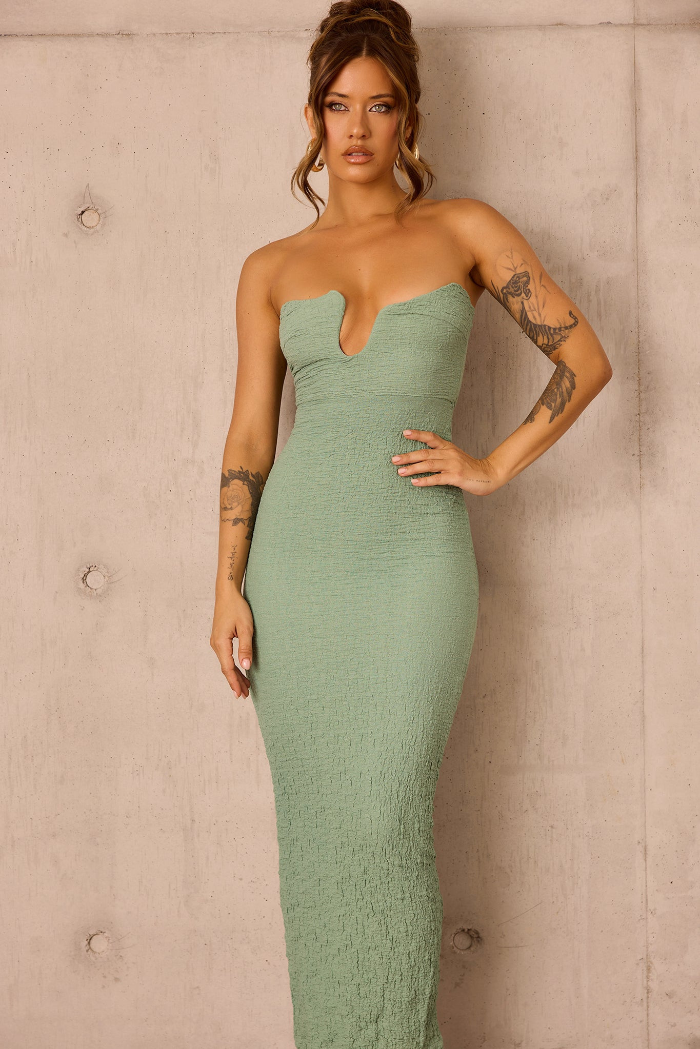 Saya Midi Dress - Sage