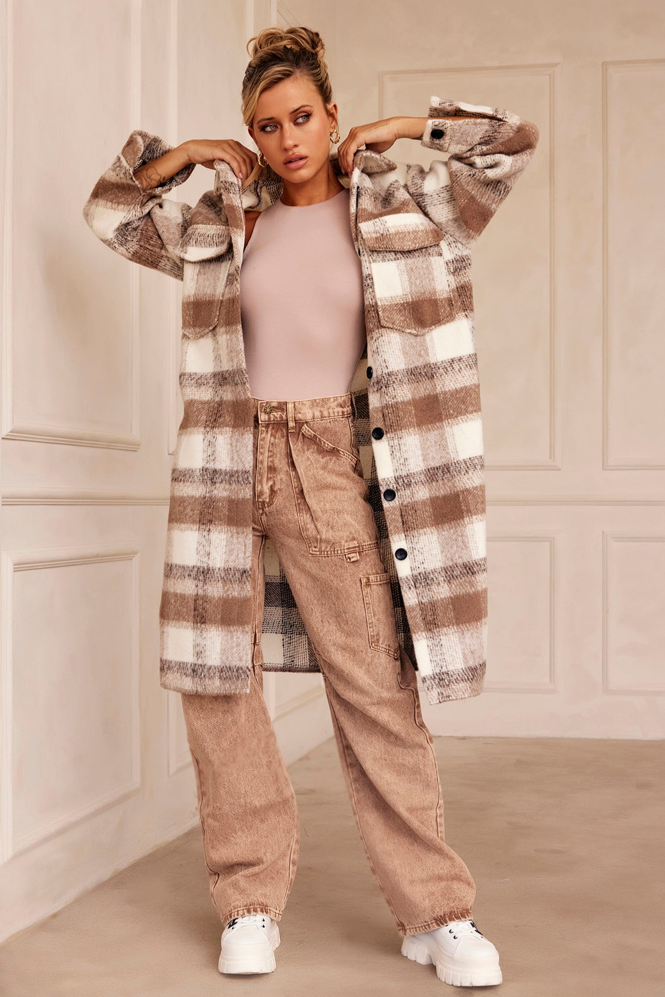Mollison Coat - Beige | Sage and Paige AUS.