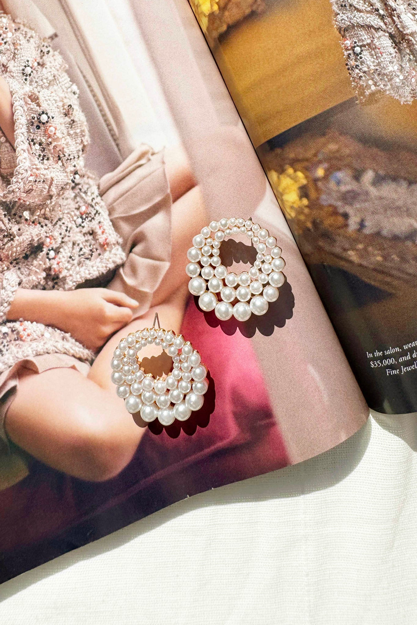 Could You Be Loved Earrings - White | Sage and Paige AUS.