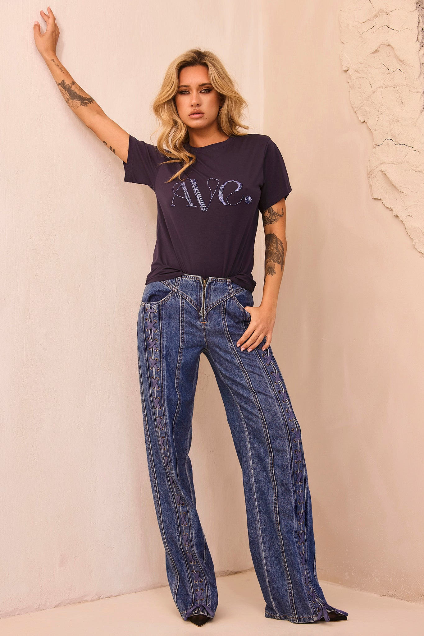 Sylvie Jeans - Denim Blue | Sage and Paige AUS.