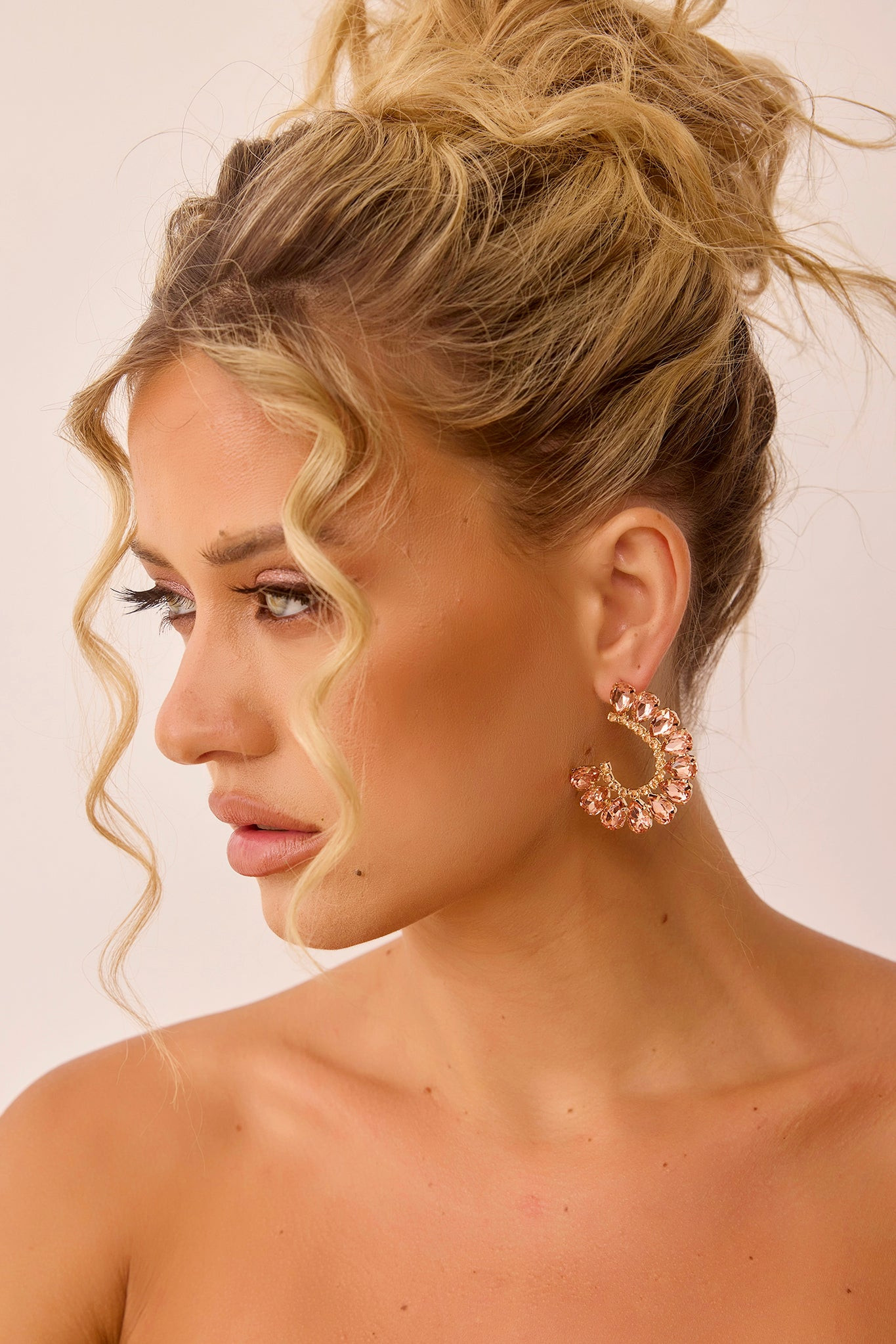Reflective Earrings - Rose Gold | Sage and Paige AUS.
