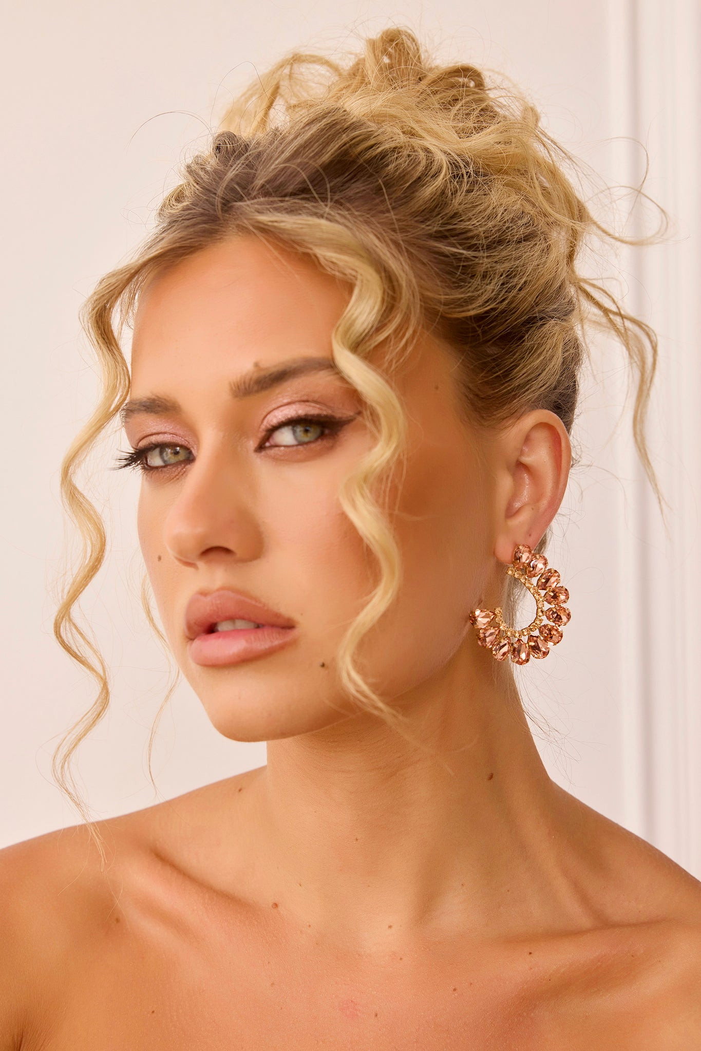 Reflective Earrings - Rose Gold | Sage and Paige AUS.