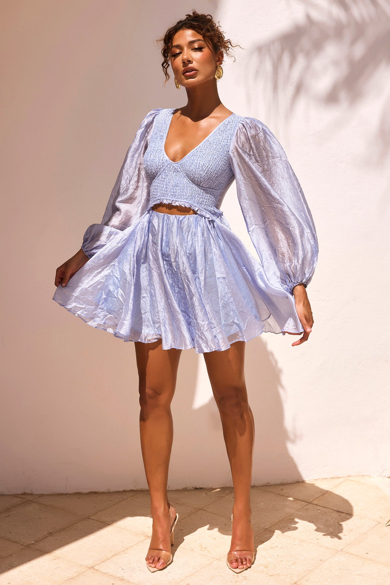 First Date Mini Dress - Cornflower | Sage and Paige AUS.
