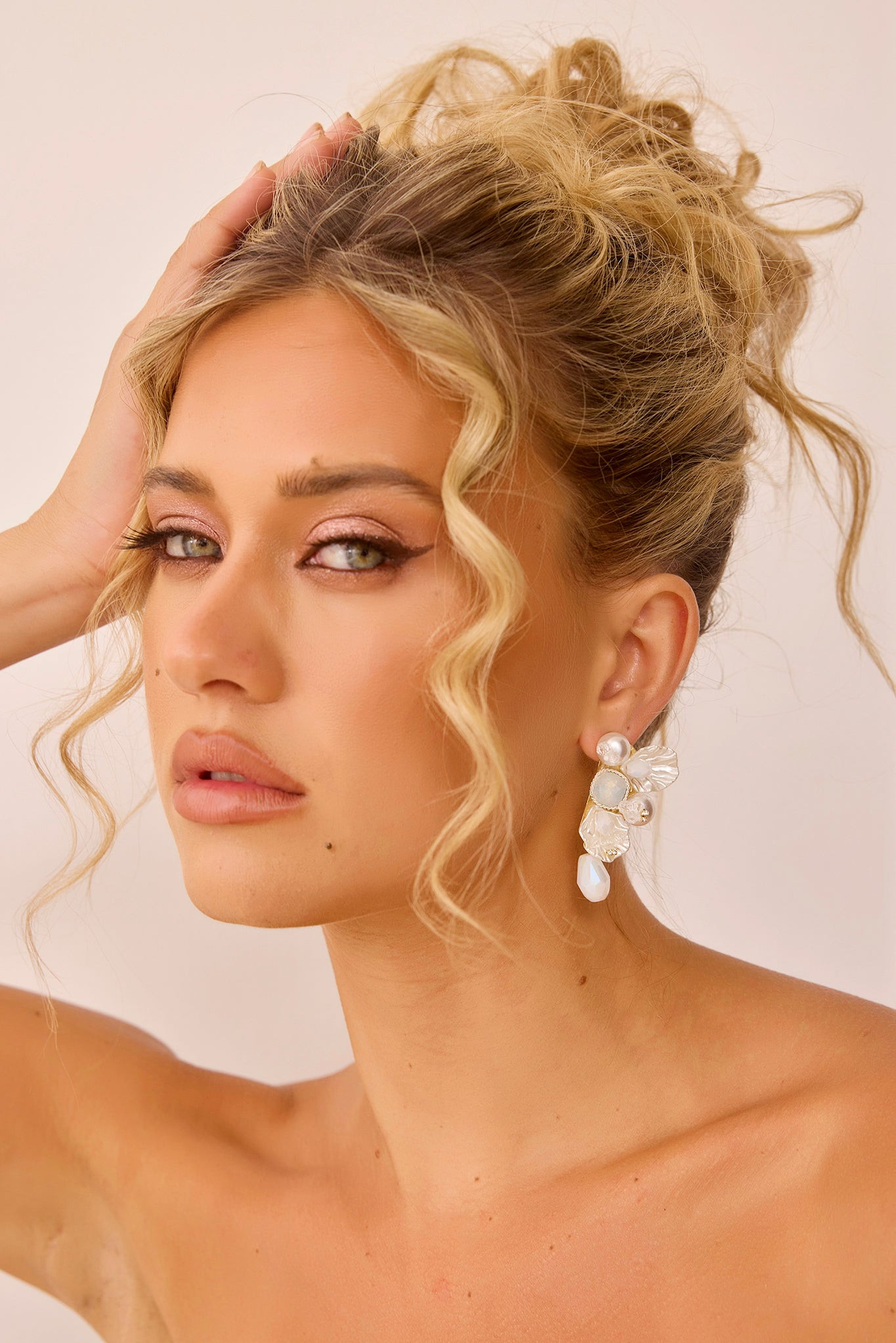 Ena Earrings - White | Sage and Paige AUS.