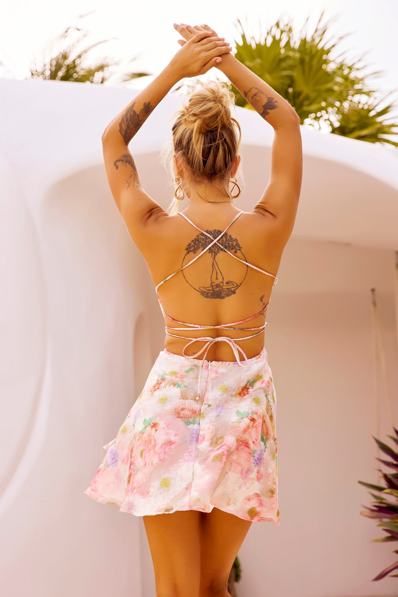 Chic Feeling Mini Dress - Multi | Sage and Paige AUS.