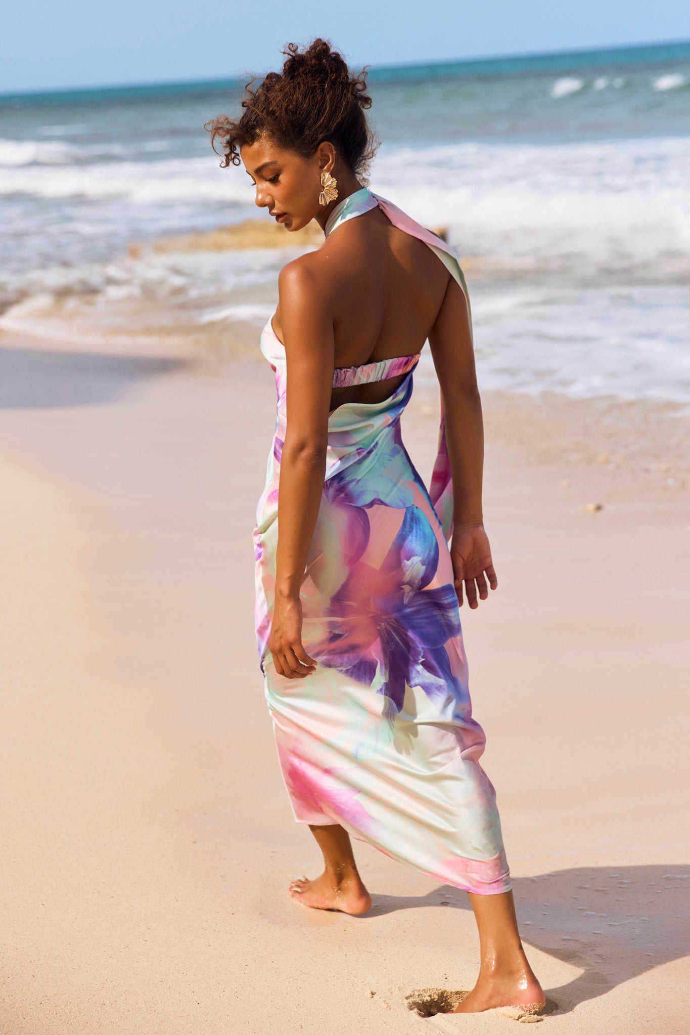 On The Dance Floor Maxi Dress - Purple Multi | Sage and Paige AUS.