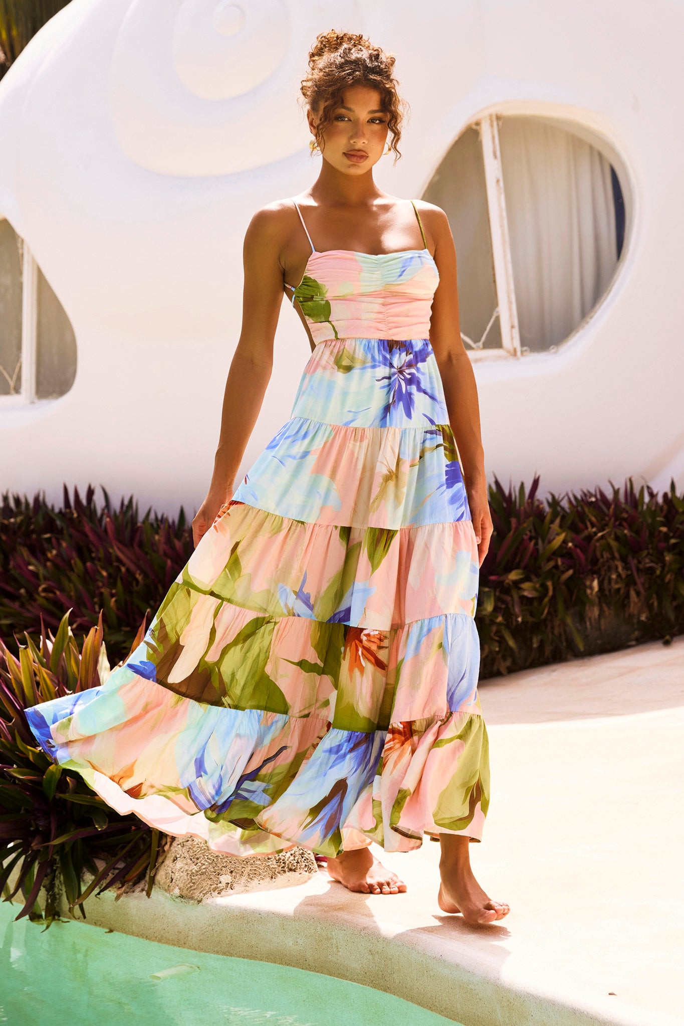 Endless Wishes Maxi Dress - Green Multi | Sage and Paige AUS.
