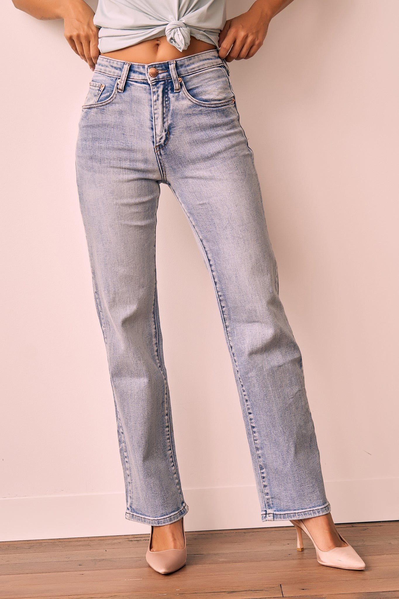 The Only Carrie Jeans - Washed Blue | Sage and Paige AUS.