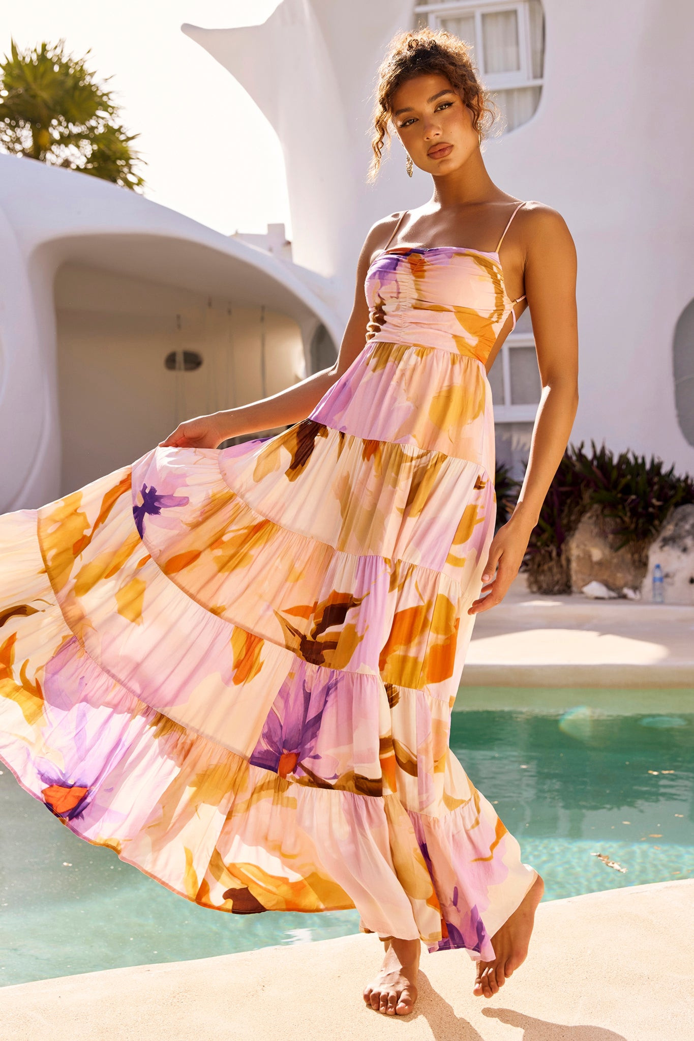 Endless Wishes Maxi Dress - Purple Multi | Sage and Paige AUS.
