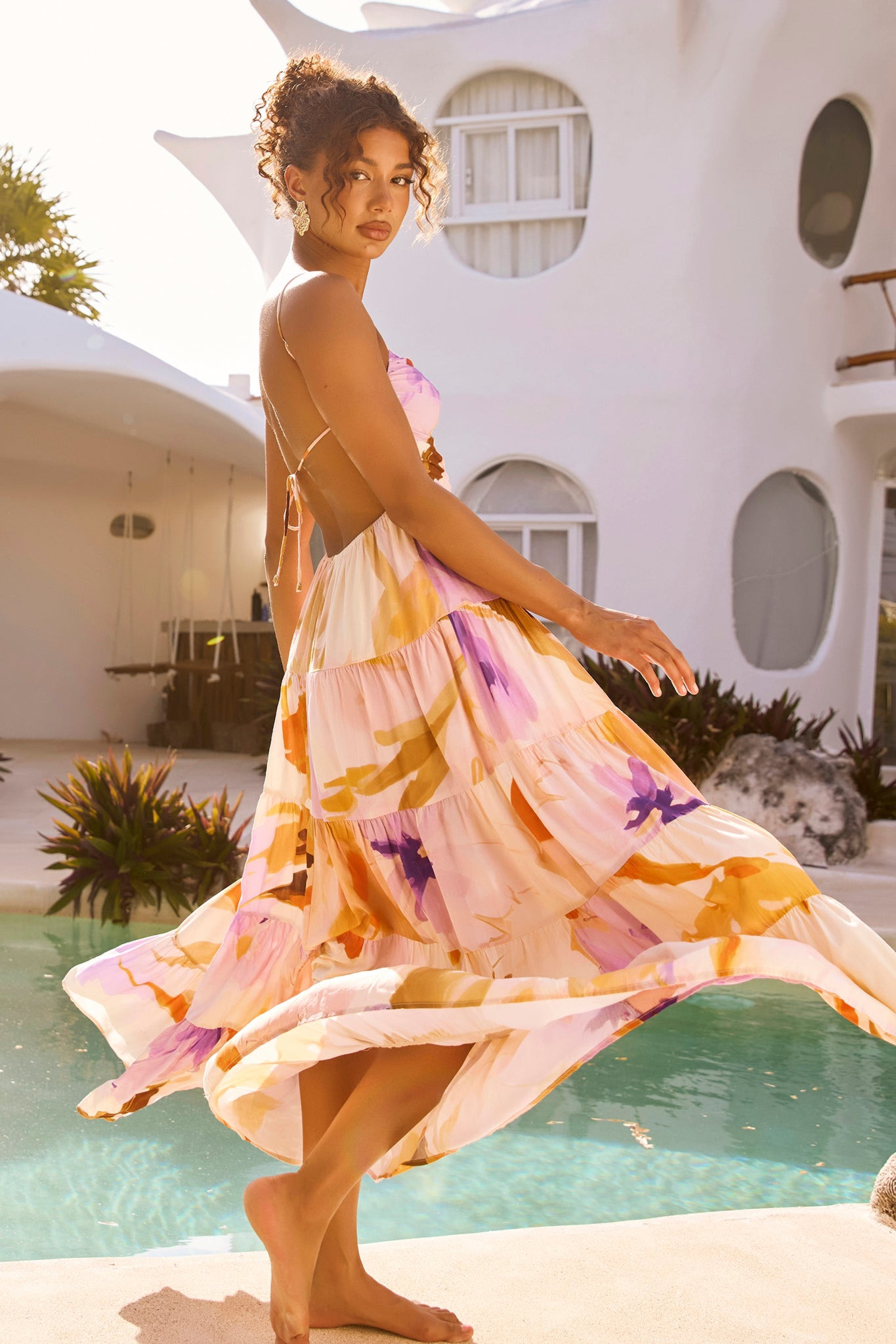 Endless Wishes Maxi Dress - Purple Multi | Sage and Paige AUS.