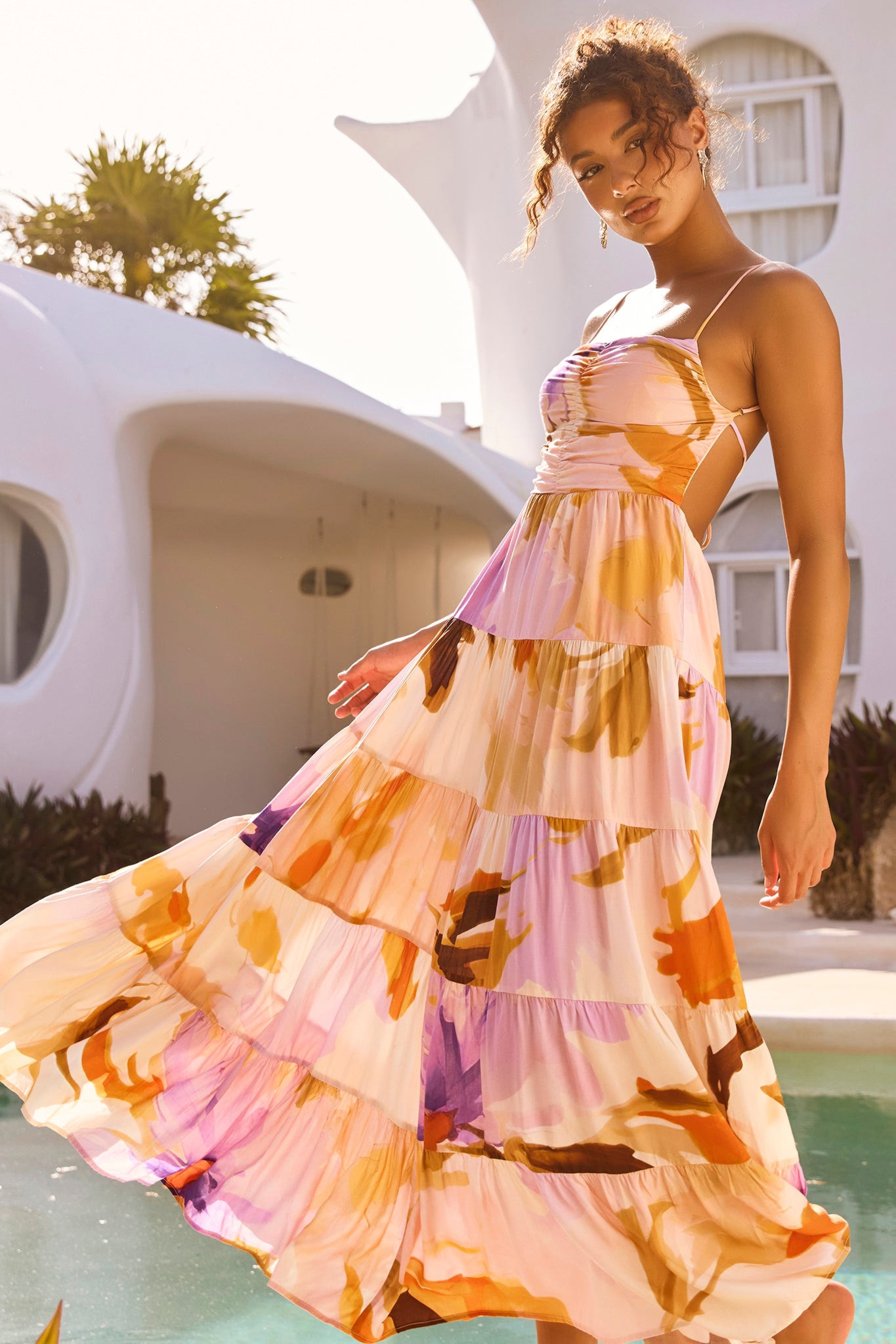 Endless Wishes Maxi Dress - Purple Multi | Sage and Paige AUS.