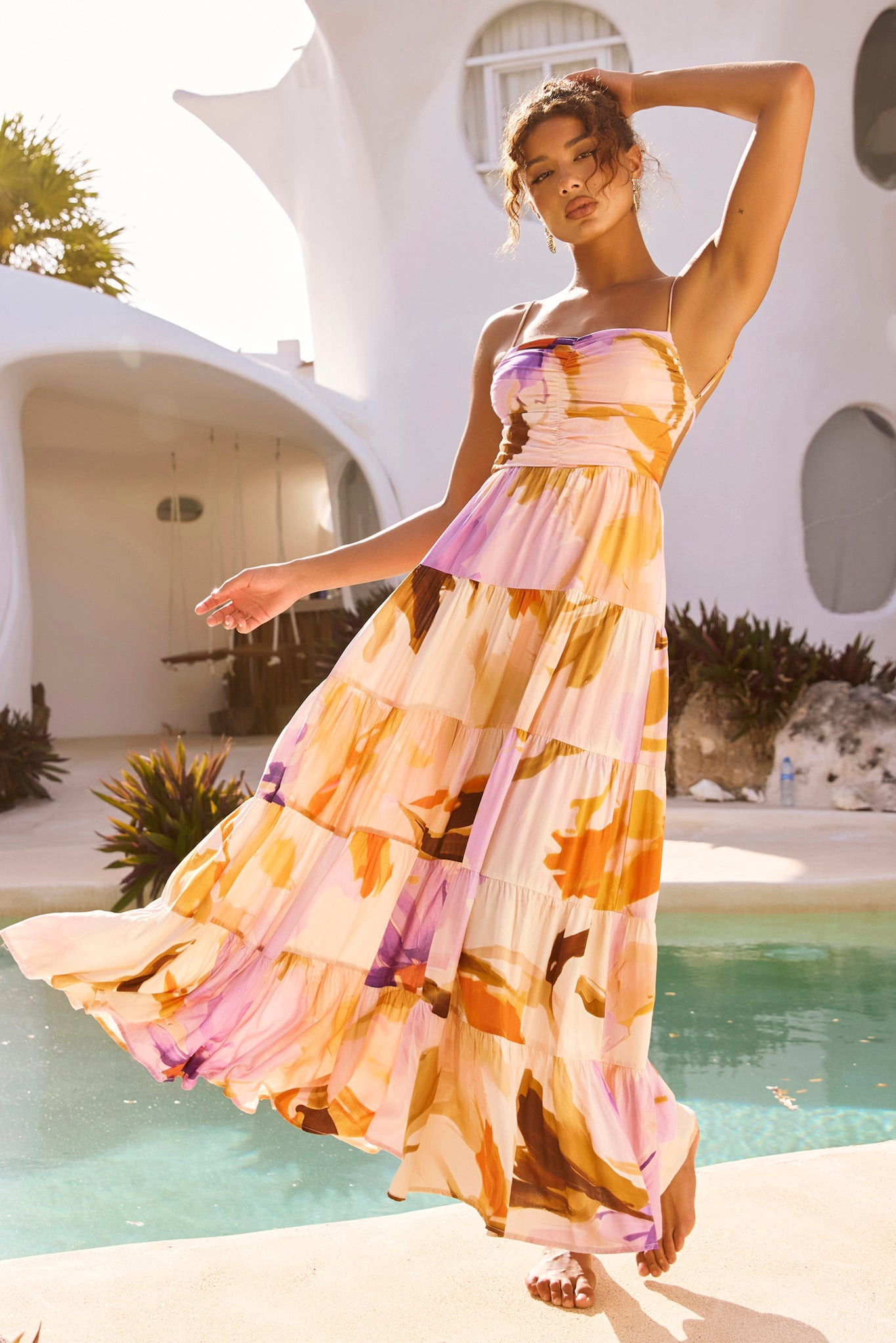 Endless Wishes Maxi Dress - Purple Multi | Sage and Paige AUS.