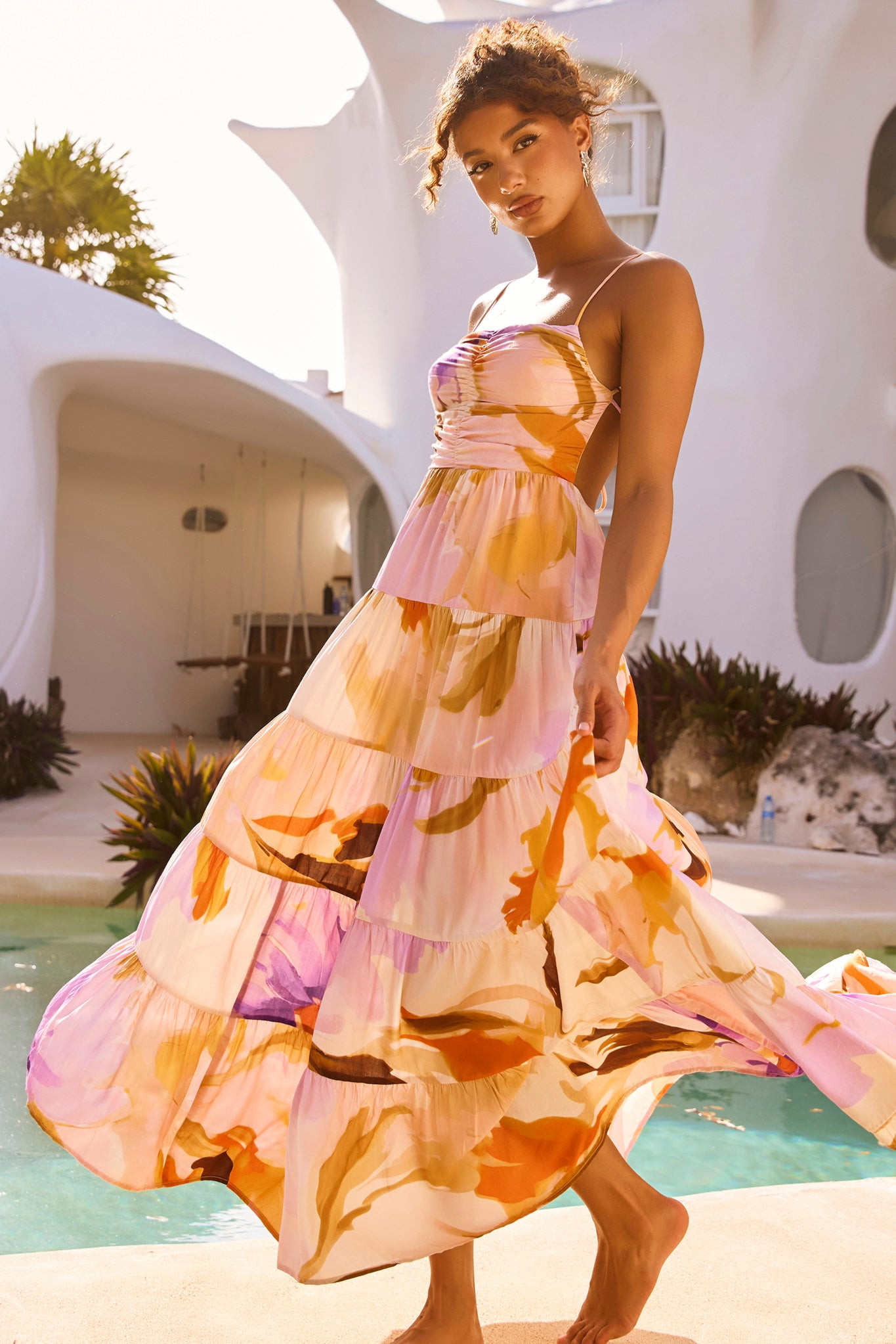 Endless Wishes Maxi Dress - Purple Multi | Sage and Paige AUS.