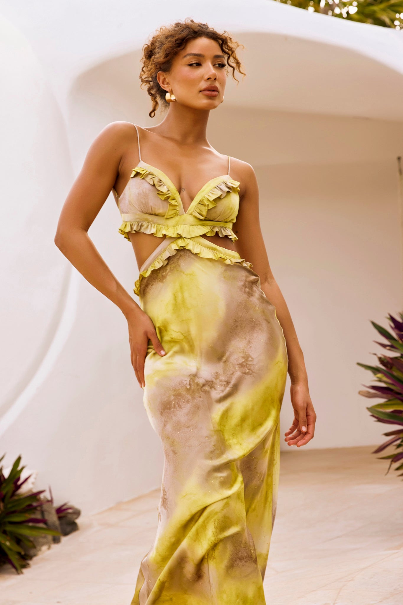 Bohemian Nights Maxi Dress - Green | Sage and Paige AUS.