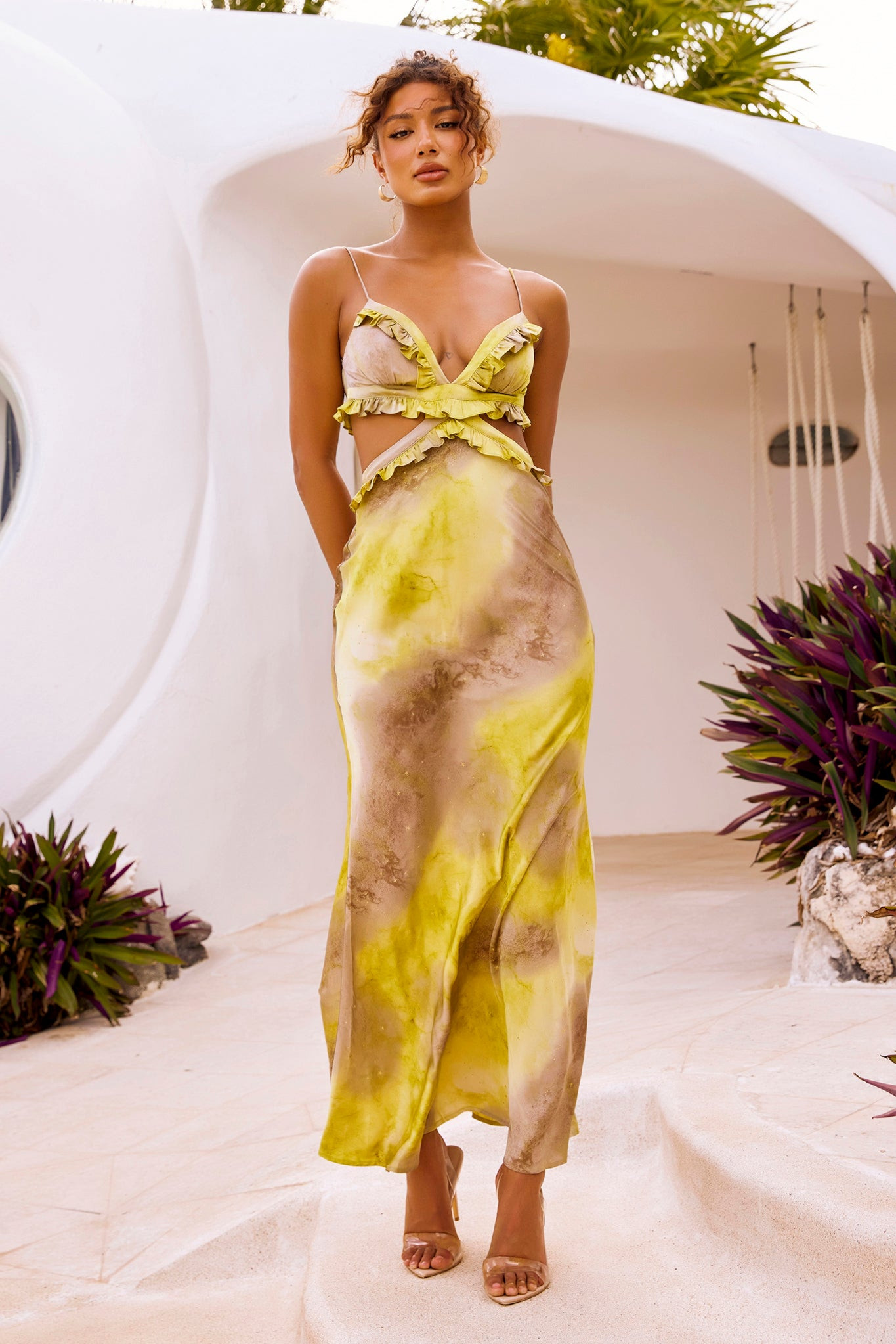 Bohemian Nights Maxi Dress - Green | Sage and Paige AUS.