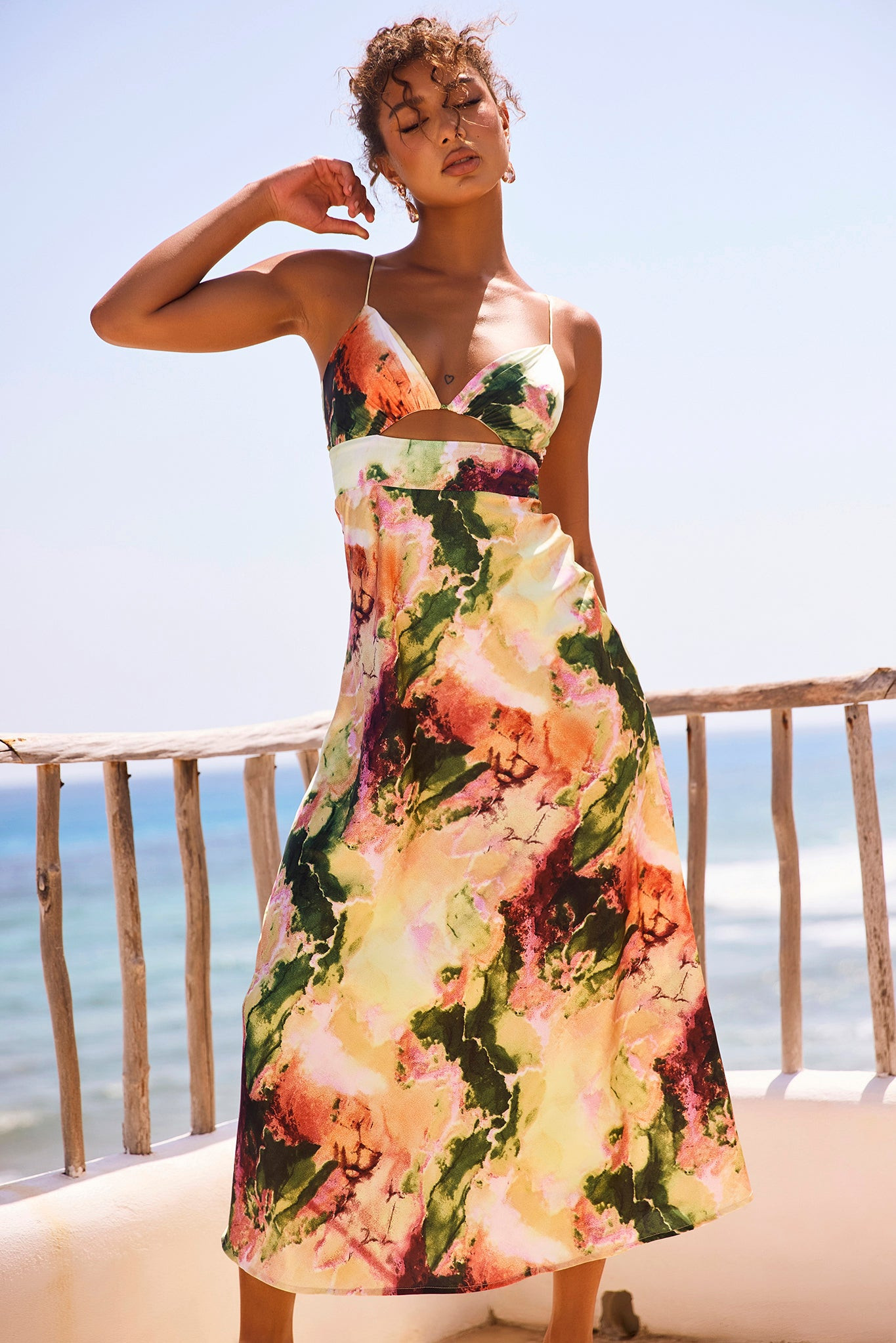 Ivy Midi Dress - Multi | Sage and Paige AUS.