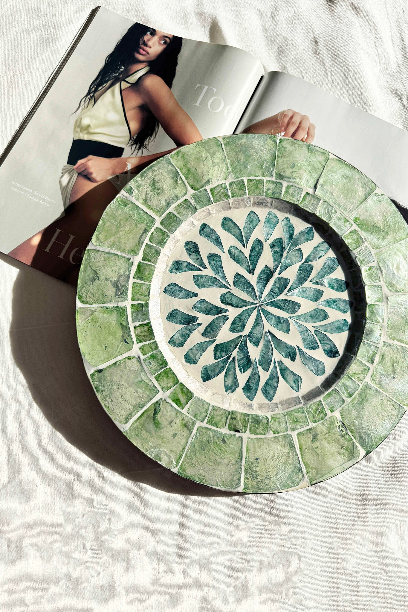 Hard To Forget Decorative Plate - Green | Sage and Paige AUS.