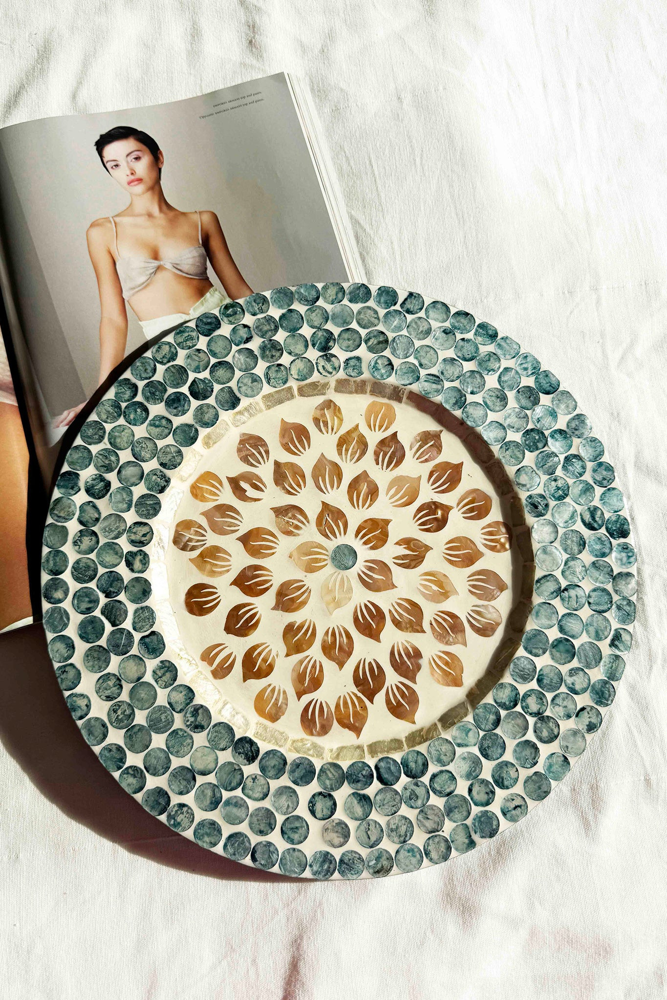 Beholder Of Wisdom Decorative Plate - Blue | Sage and Paige AUS.
