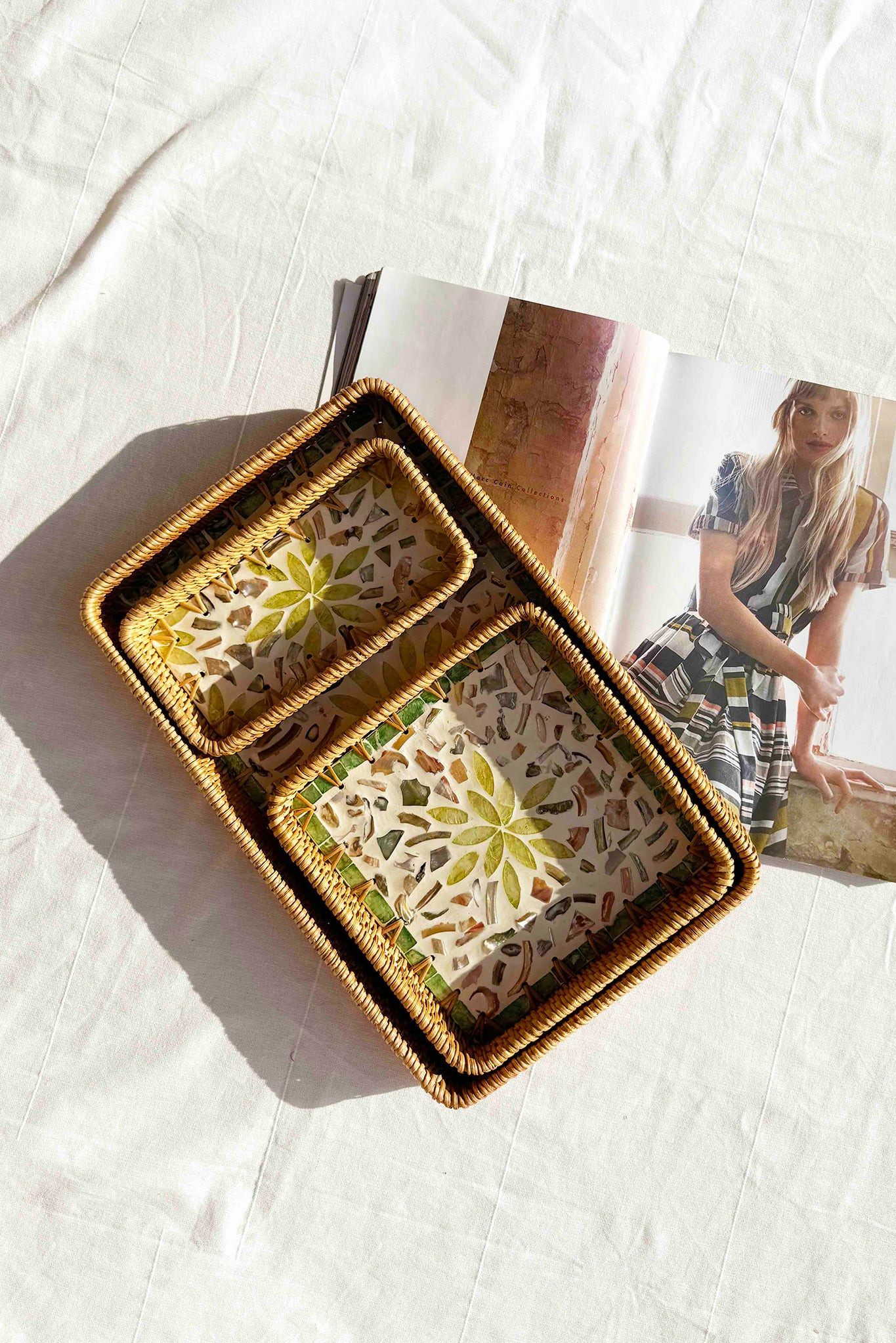 Garden Pretty Tray Set - Olive | Sage and Paige AUS.