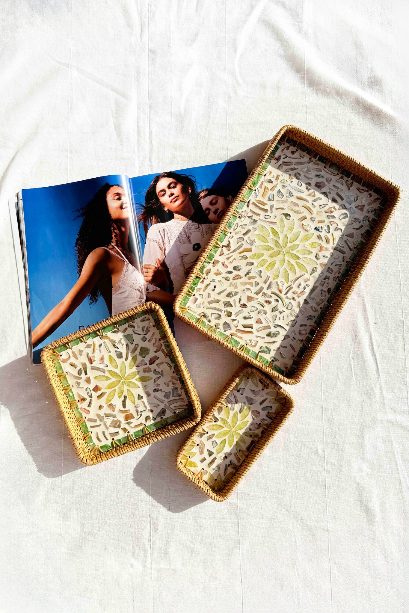 Garden Pretty Tray Set - Olive | Sage and Paige AUS.