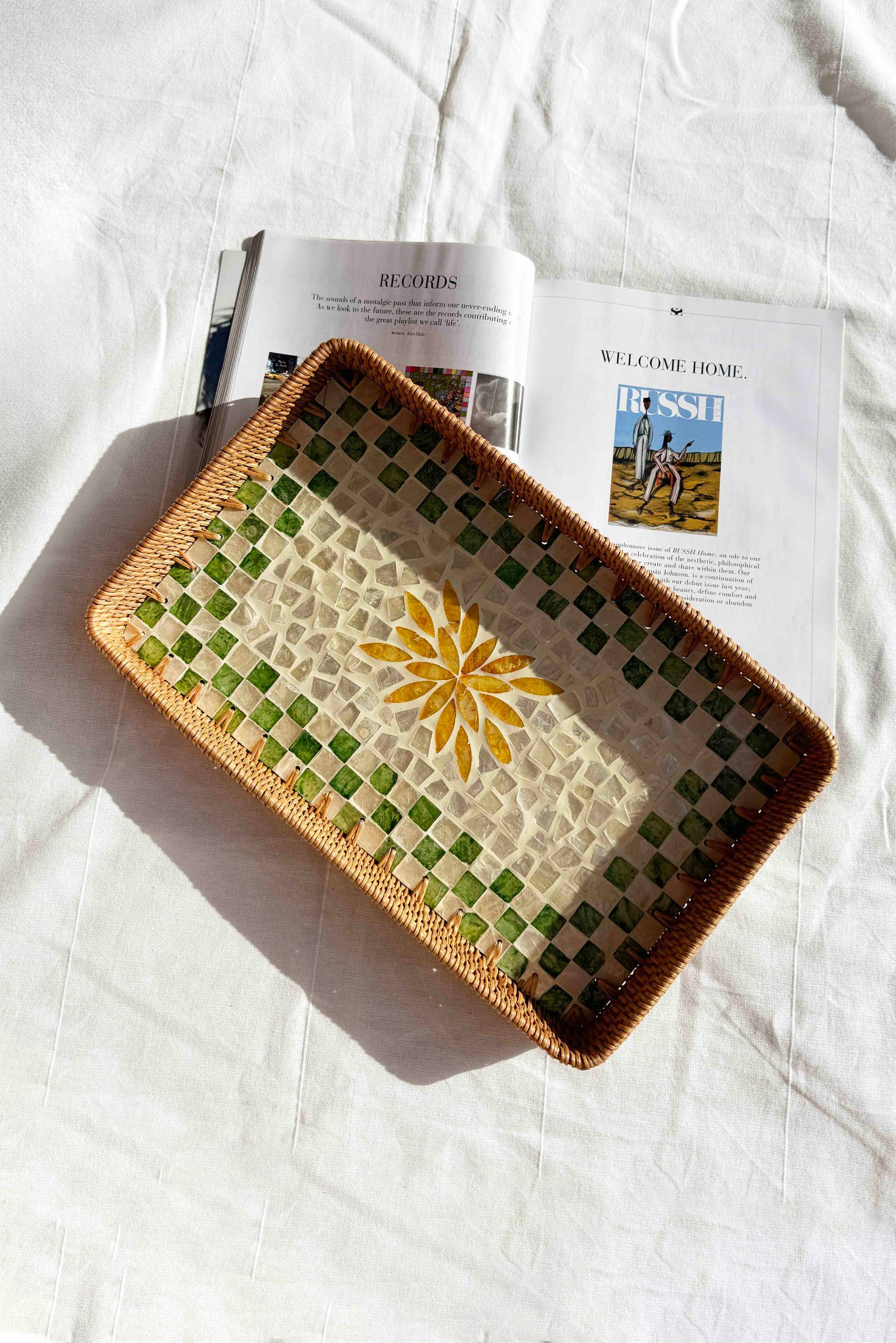 Rita Tray Set - Yellow Multi | Sage and Paige AUS.