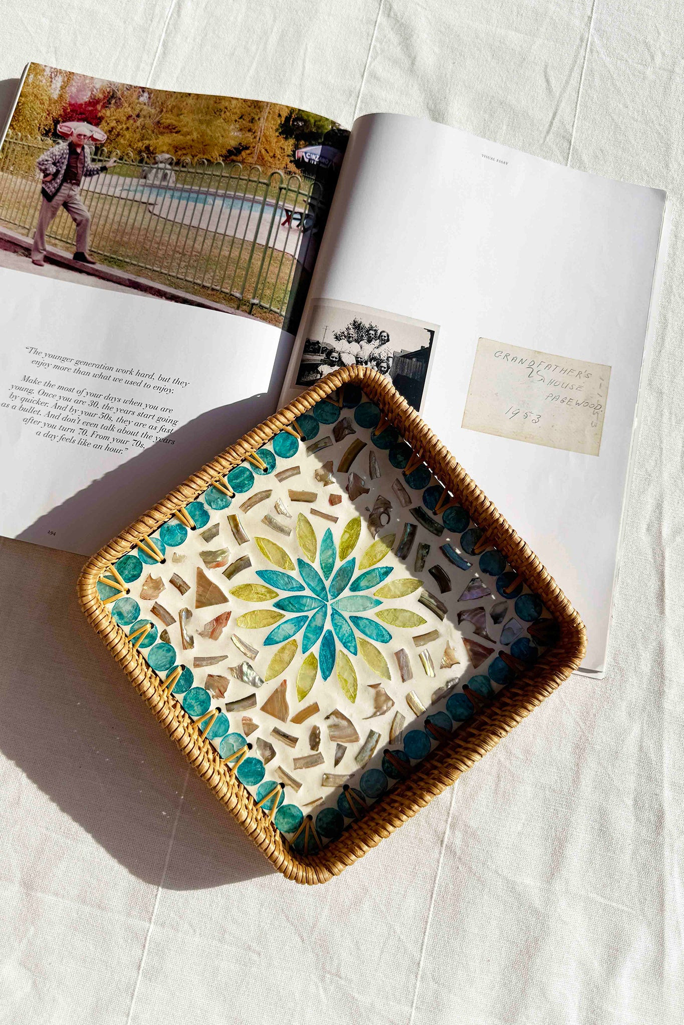 Cahuenga Tray Set - Blue Multi | Sage and Paige AUS.