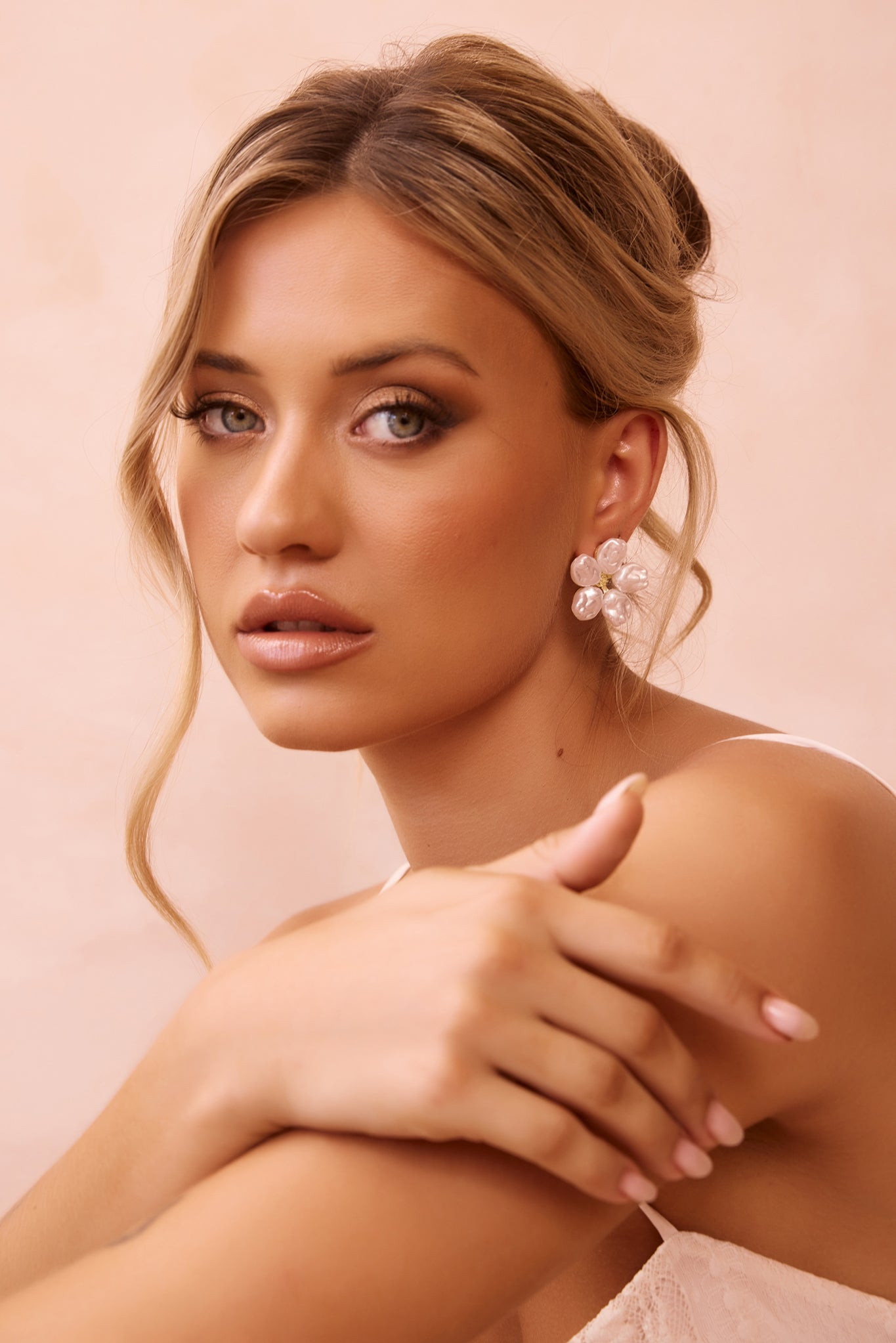 Friendship Swag Earrings - White | Sage and Paige AUS.