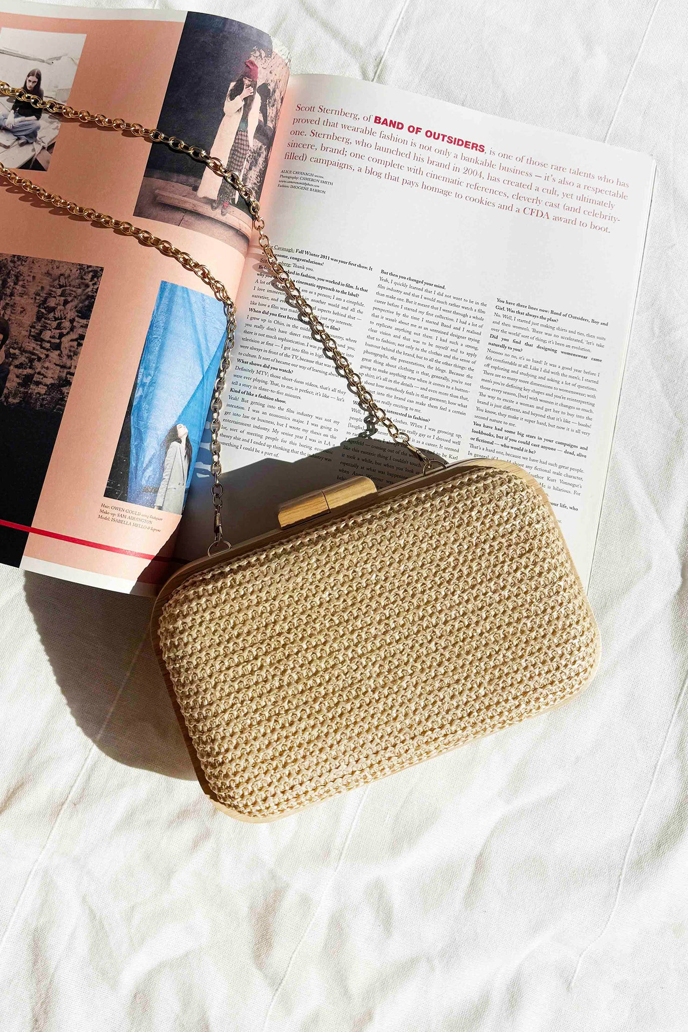 The Staycation Clutch Bag - Light Beige | Sage and Paige AUS.