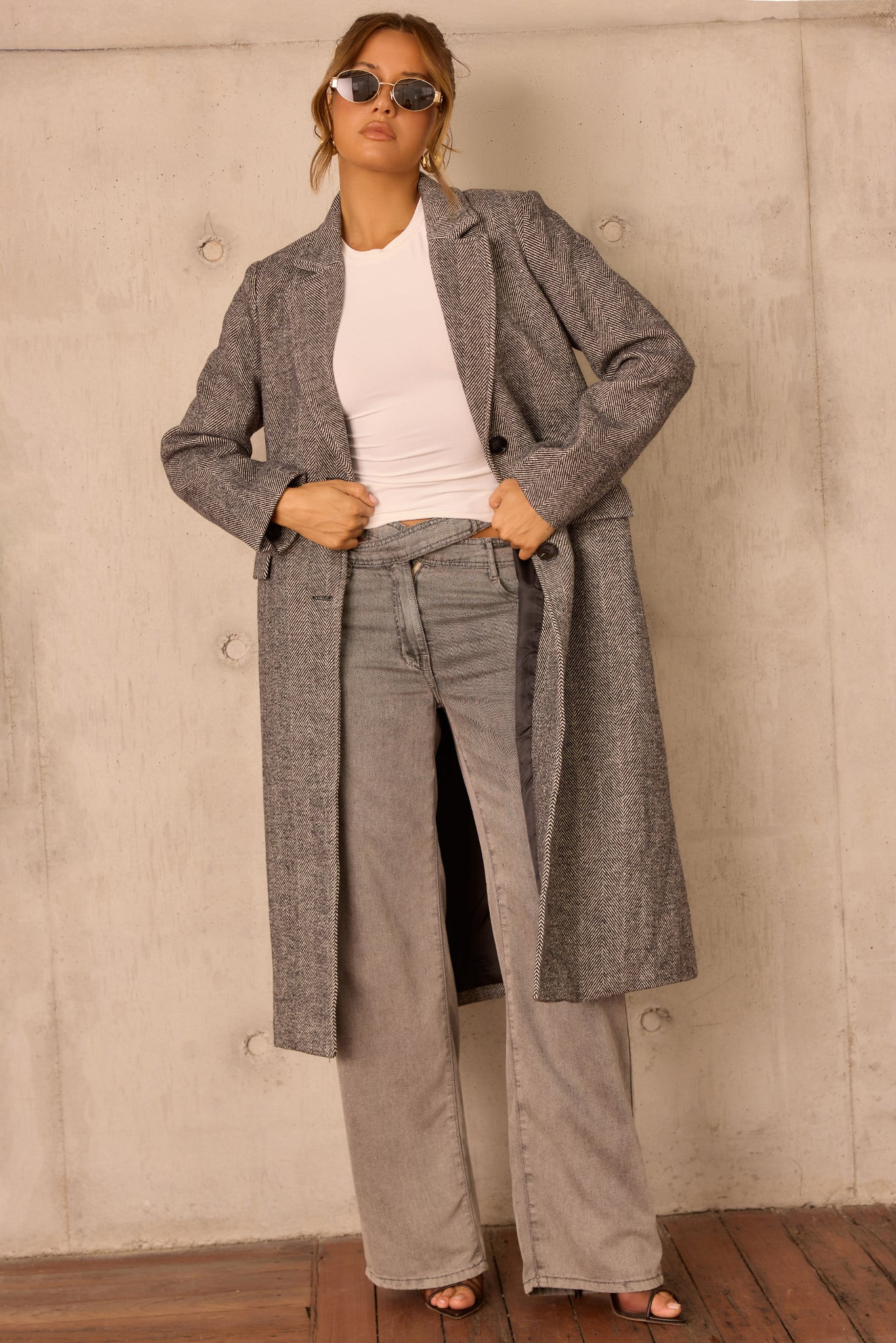 Lizzie Coat - Charcoal