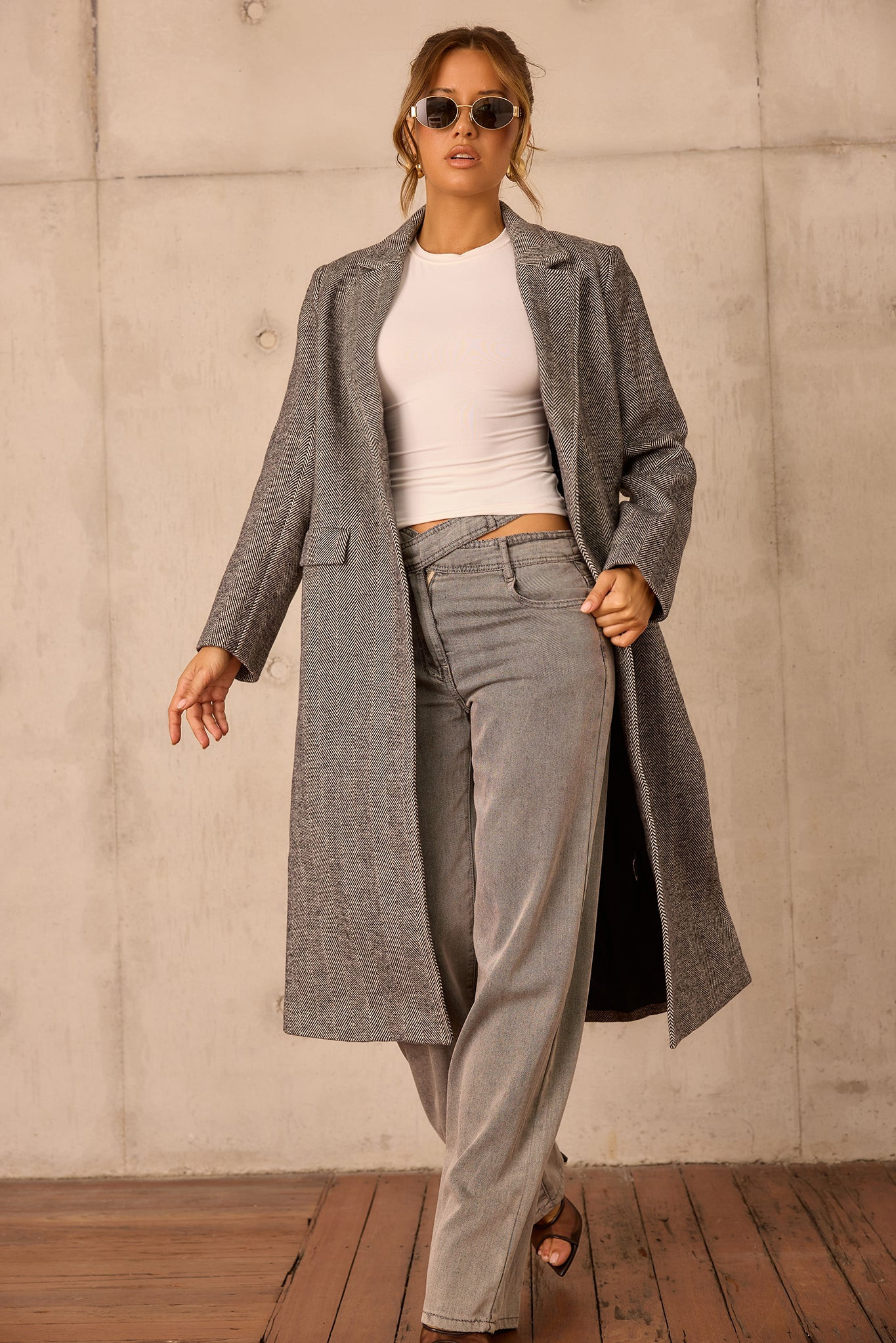 Lizzie Coat - Charcoal