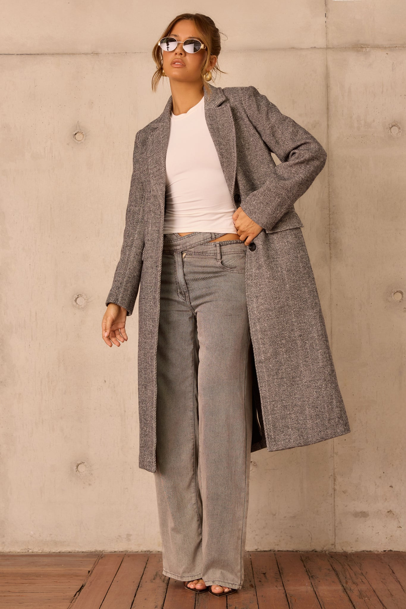 Lizzie Coat - Charcoal
